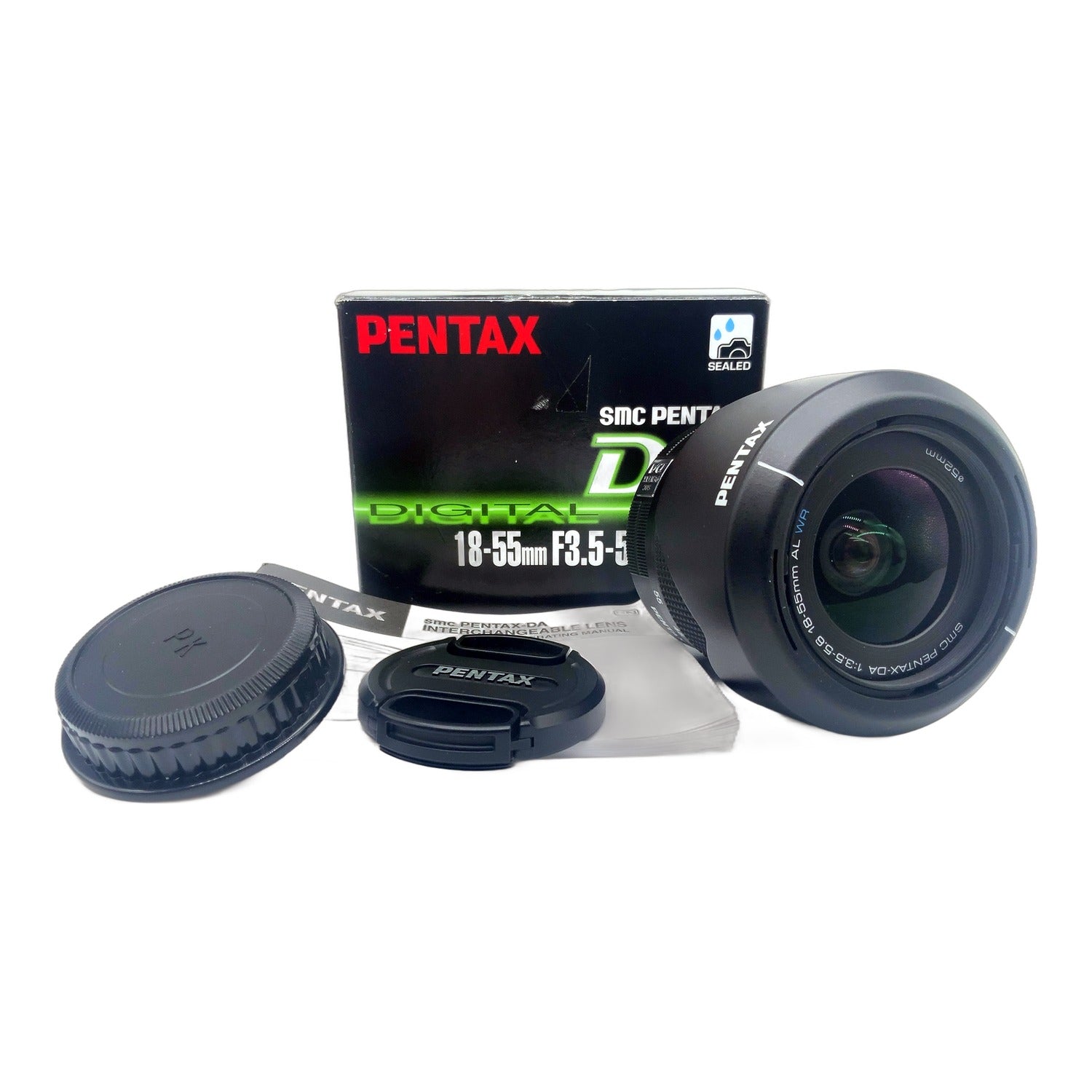 Pentax SMC Pentax-DA AL WR 18-55mm 1:3.5-5.6 Zoomobjektiv in OVP (Pentax K-AF)