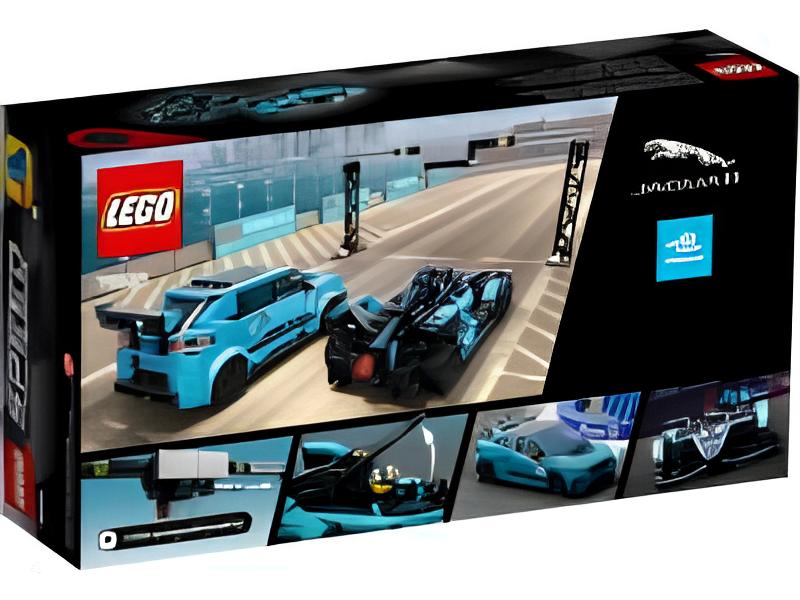 LEGO Speed Champions 76898 Formula E Panasonic Jaguar Racing GEN2 car & Jaguar I-PACE eTROPHY