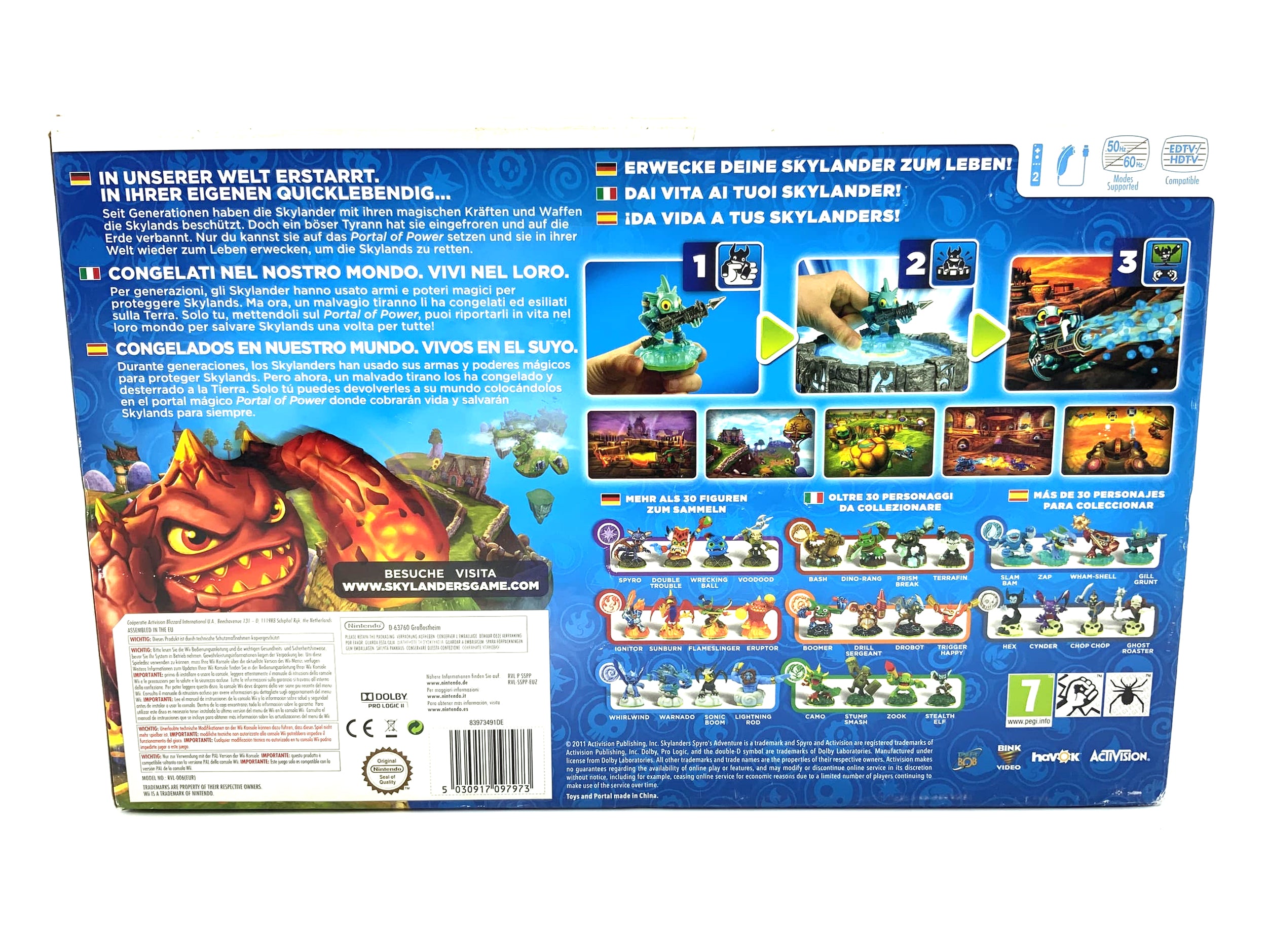 Skylanders Spyros Adventure Starter Set for Nintendo Wii starter pack