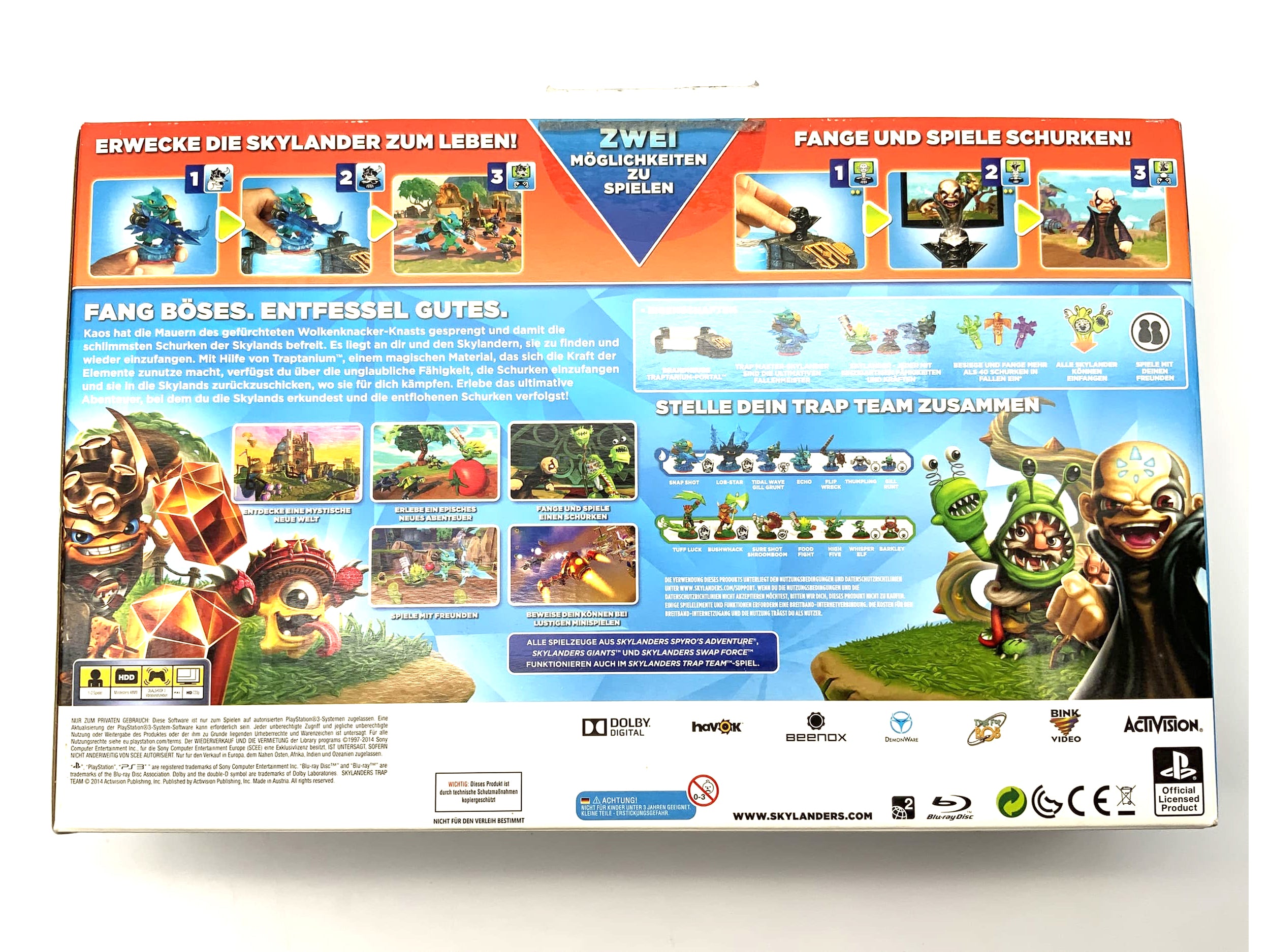 Skylanders Trap Team Starter Pack in original packaging for Sony Playstation 3 PS3