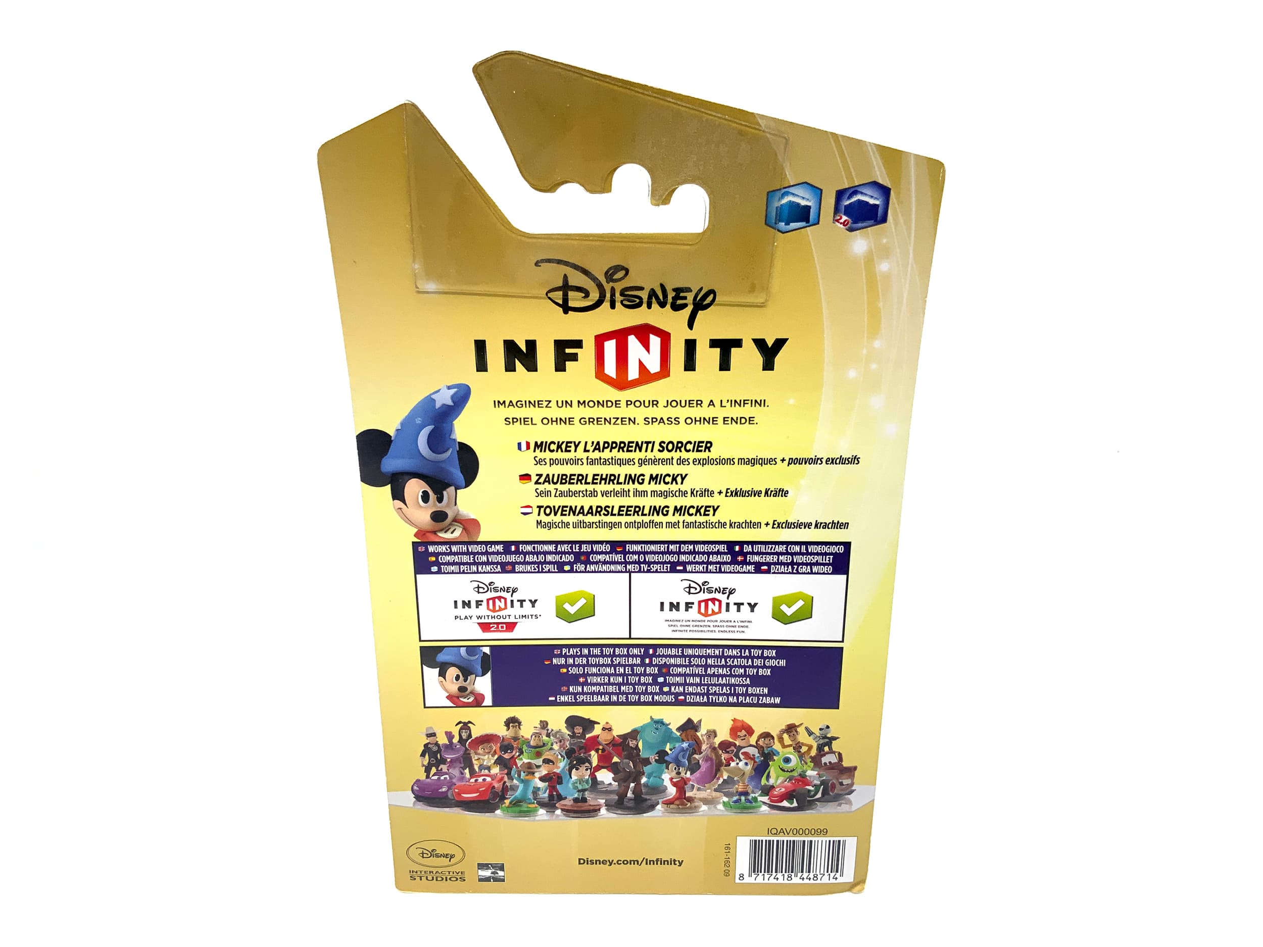 Disney Infinity 1.0 Figur Mickey der Zauberlehrling (Crystal) in OVP