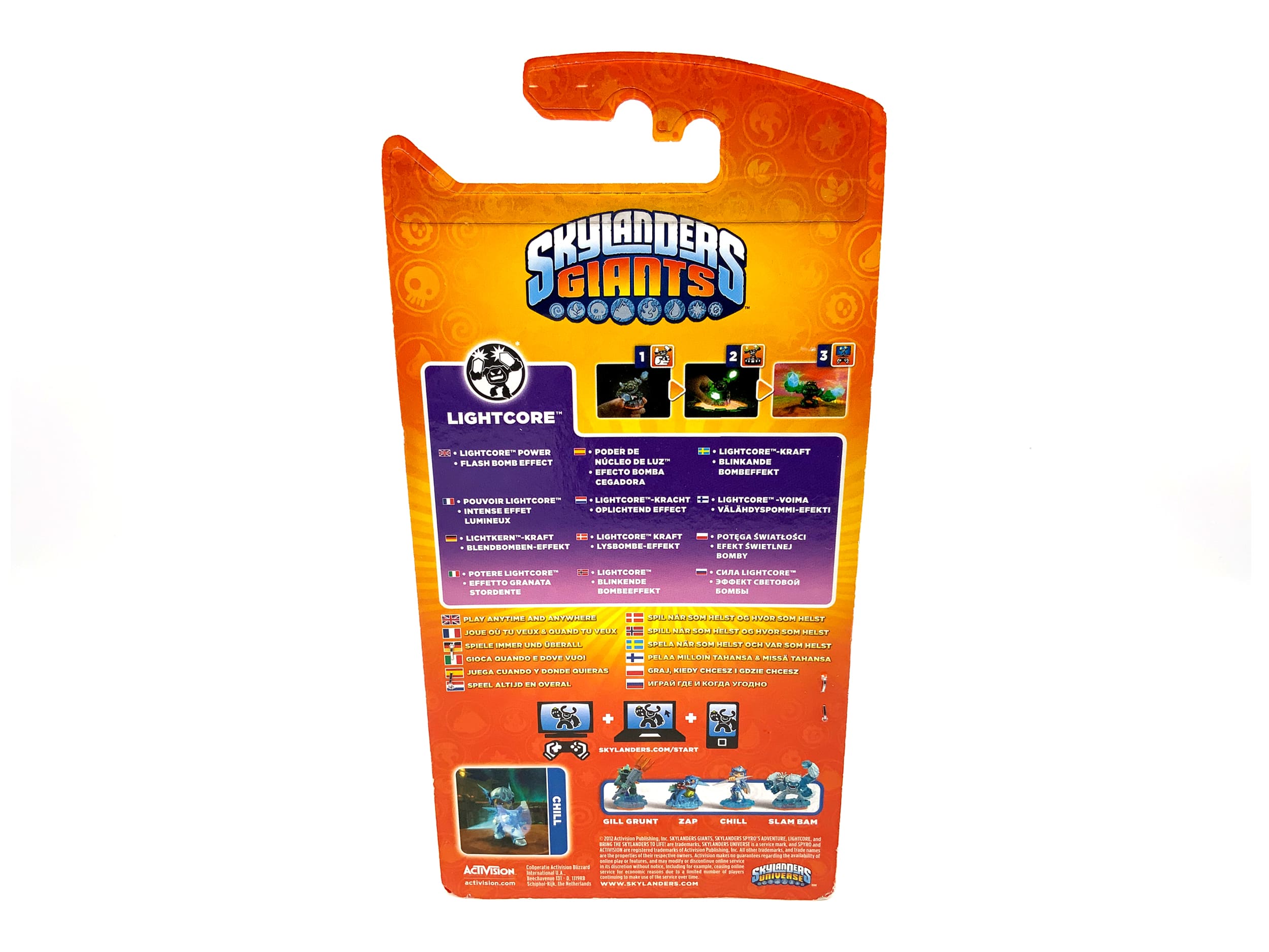 Skylanders Giants Figur Chill Lightcore in OVP