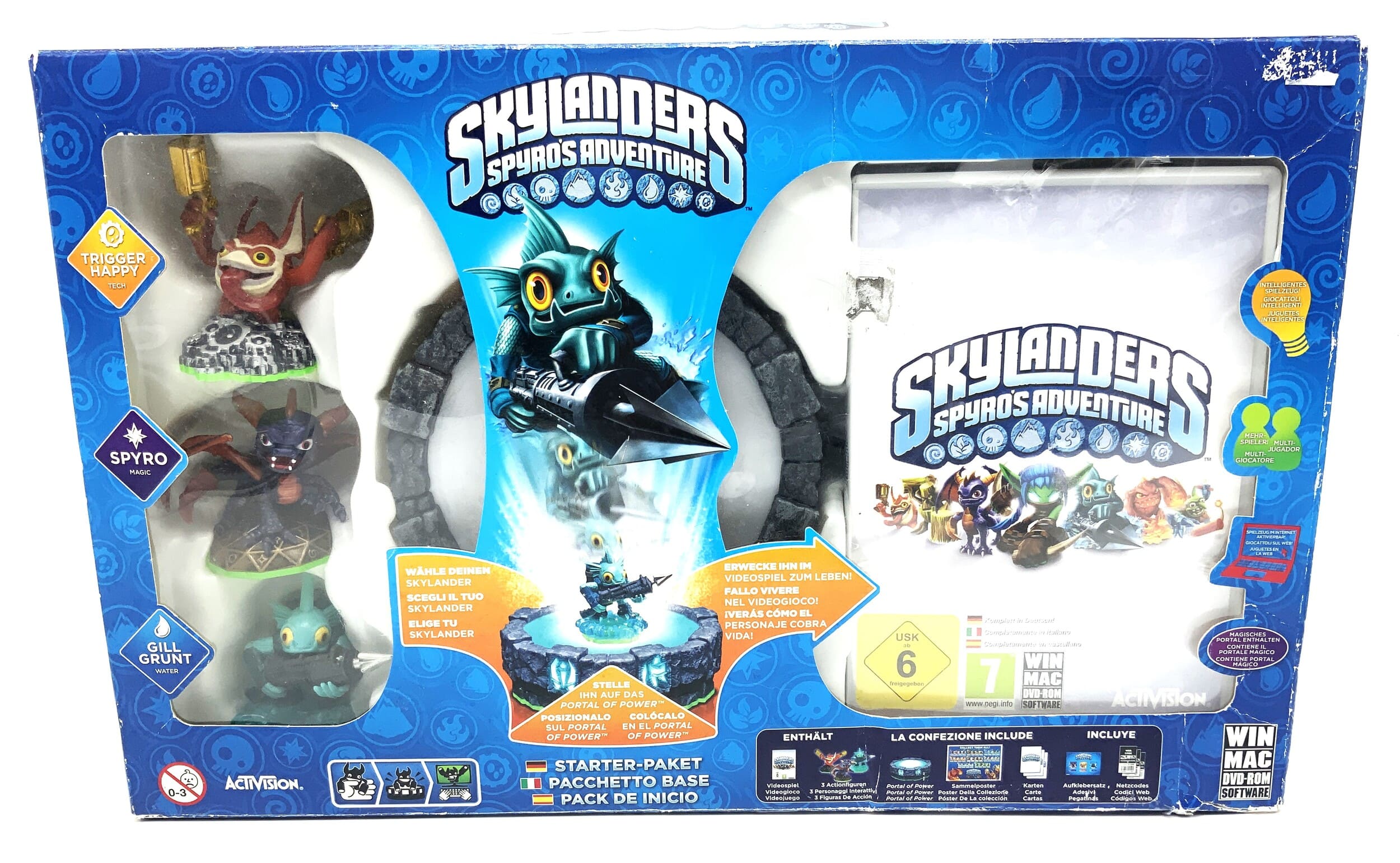 Skylanders Spyros Adventure Starter Set Windows / MAC OS starter Pack DVD CD Rom