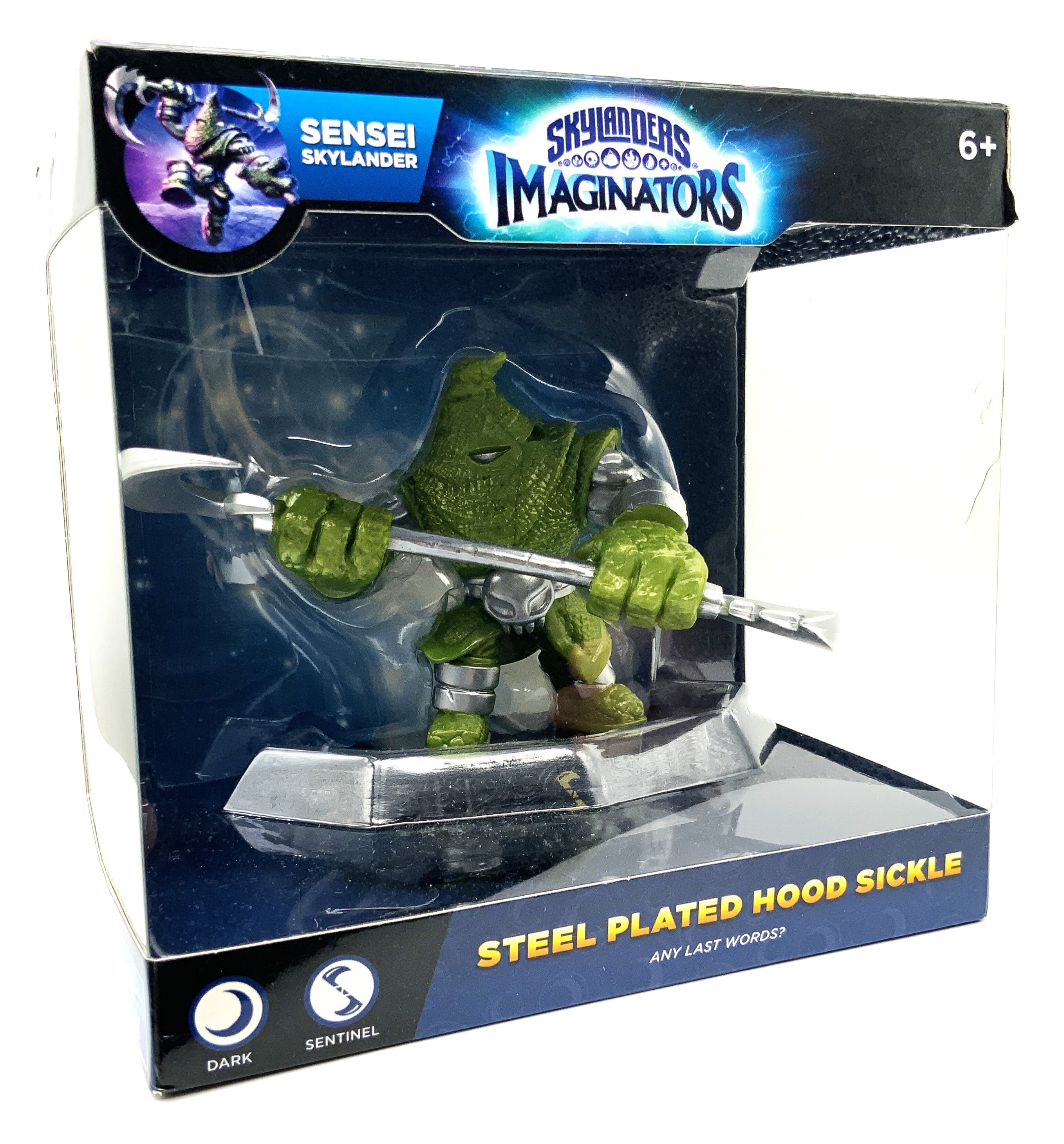 Figurine Skylanders Imaginators en acier plaqué Hood Sickle dans son emballage d'origine OVP