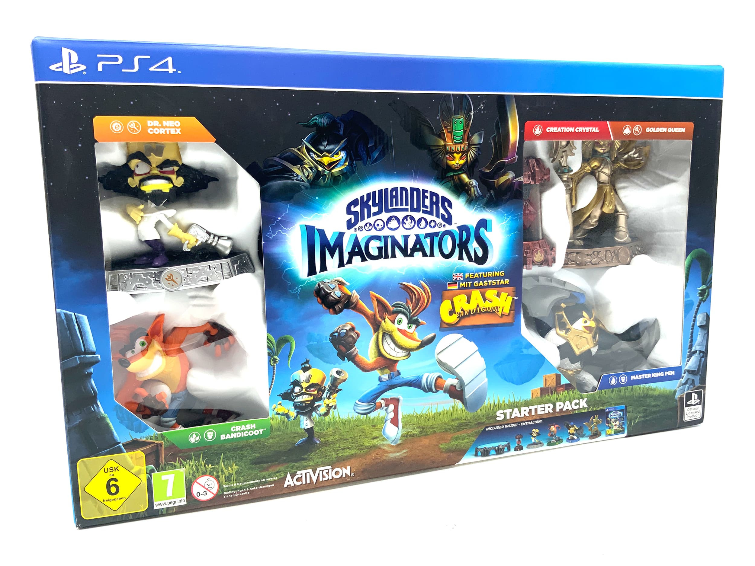 Skylanders Imaginators Starterset Crash für Playstation 4 starter Pack PS4 Neu