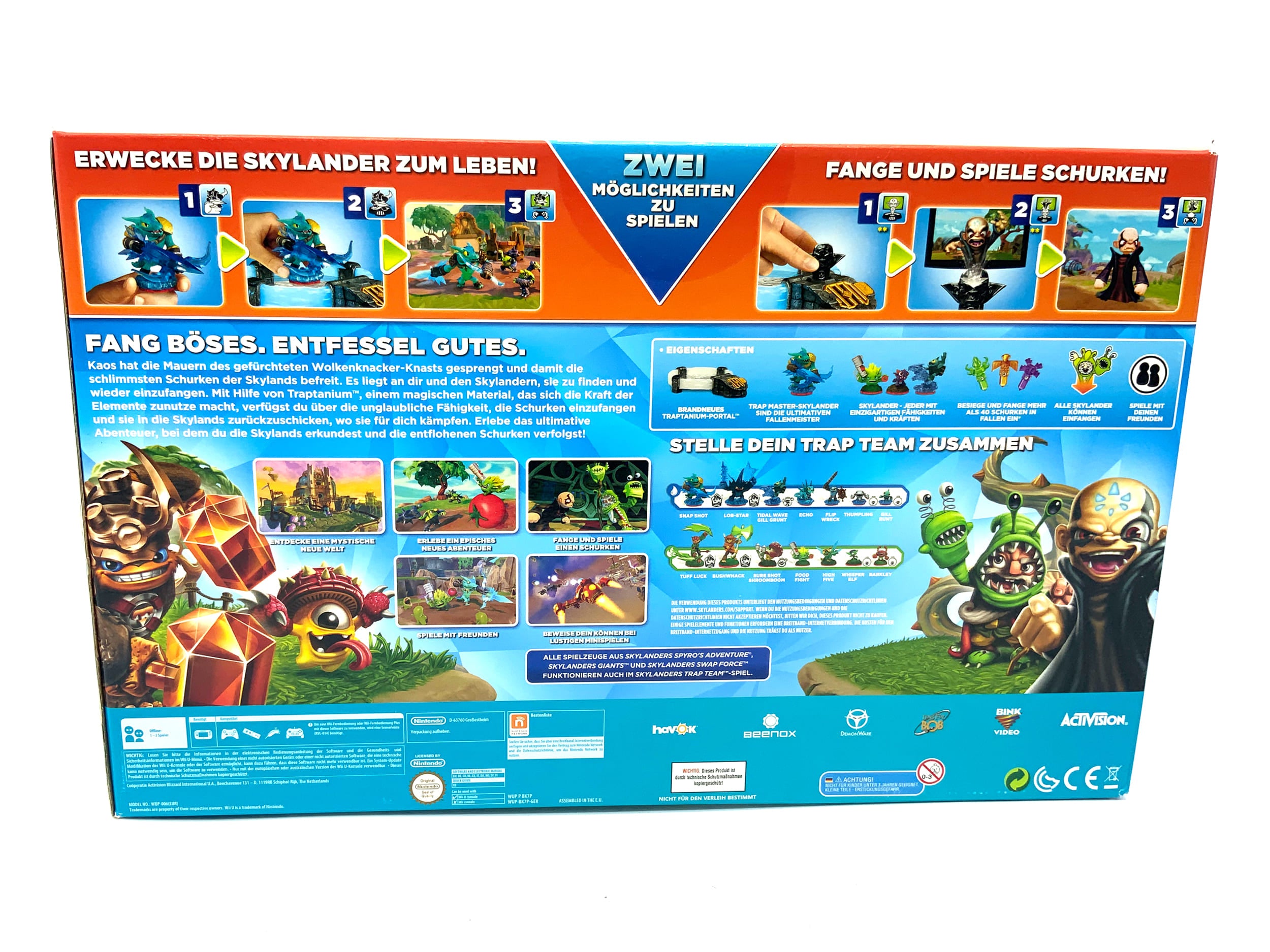 Skylanders Trap Team Starterset Nintendo Wii u starter Pack Neu
