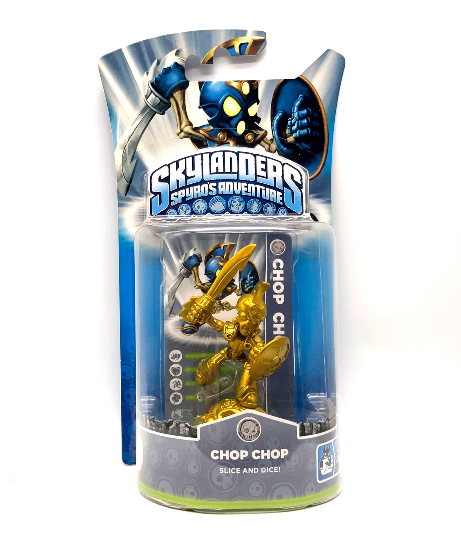 Skylanders Spyros Adventure Chop Chop Gold Chase Variante in OVP