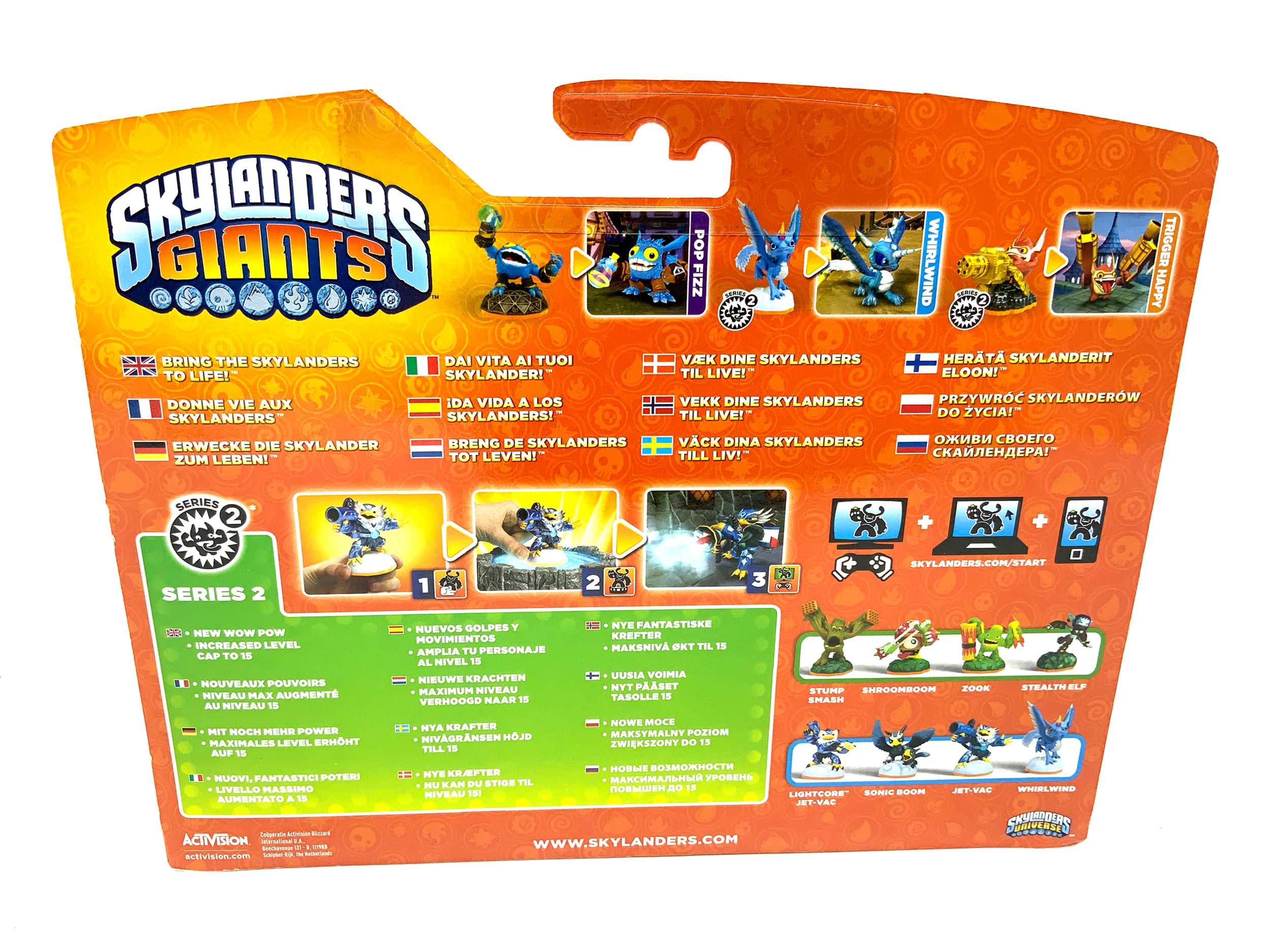 Skylanders Giants Triple Pack Granite Whirlwind / Stone Whirlwind Chase in OVP
