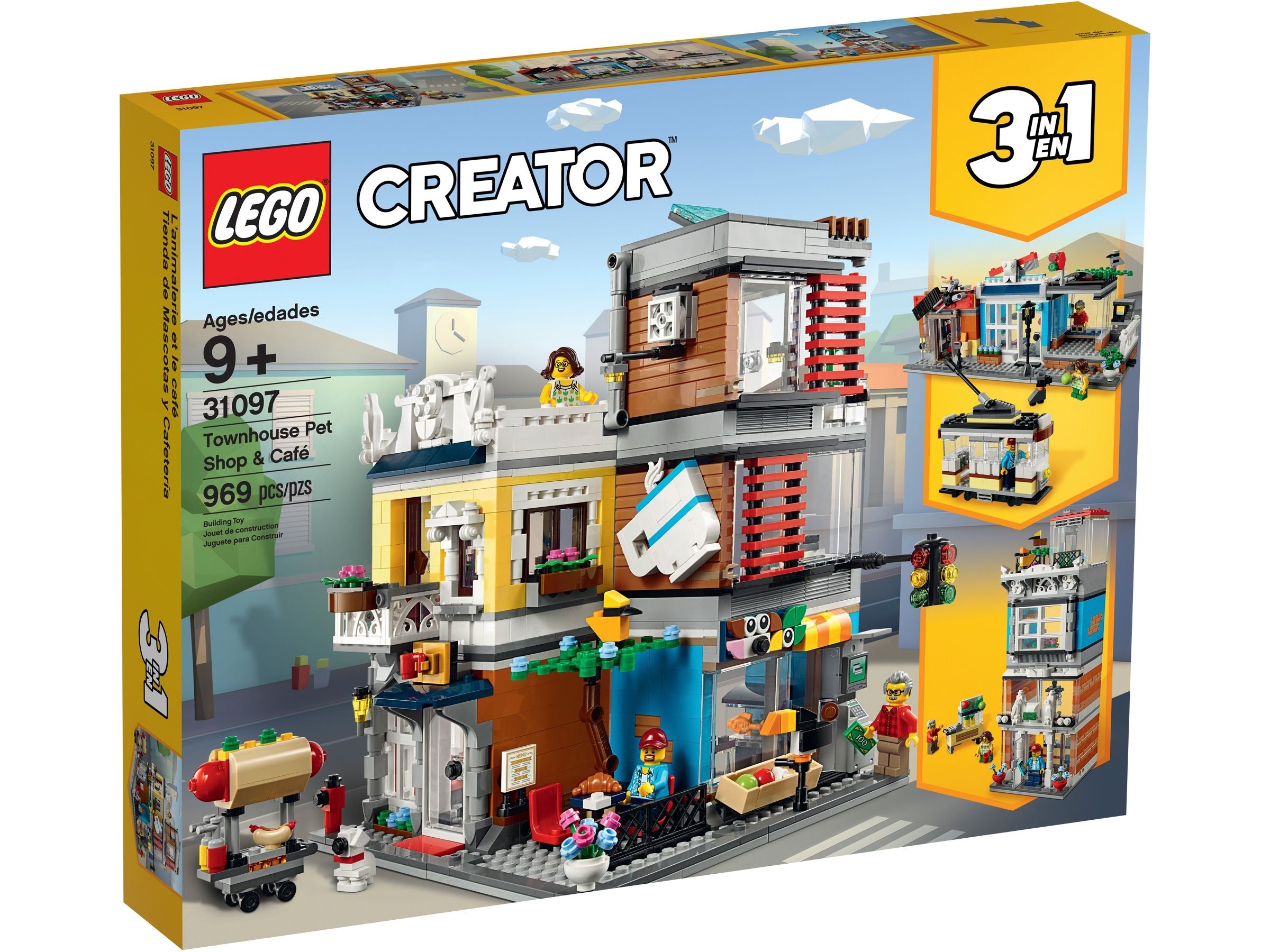 LEGO Creator 31097 Townhouse with Pet Shop & Café