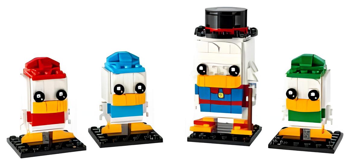 LEGO® BrickHeadz 40477 Scrooge McDuck, Huey, Dewey & Louie