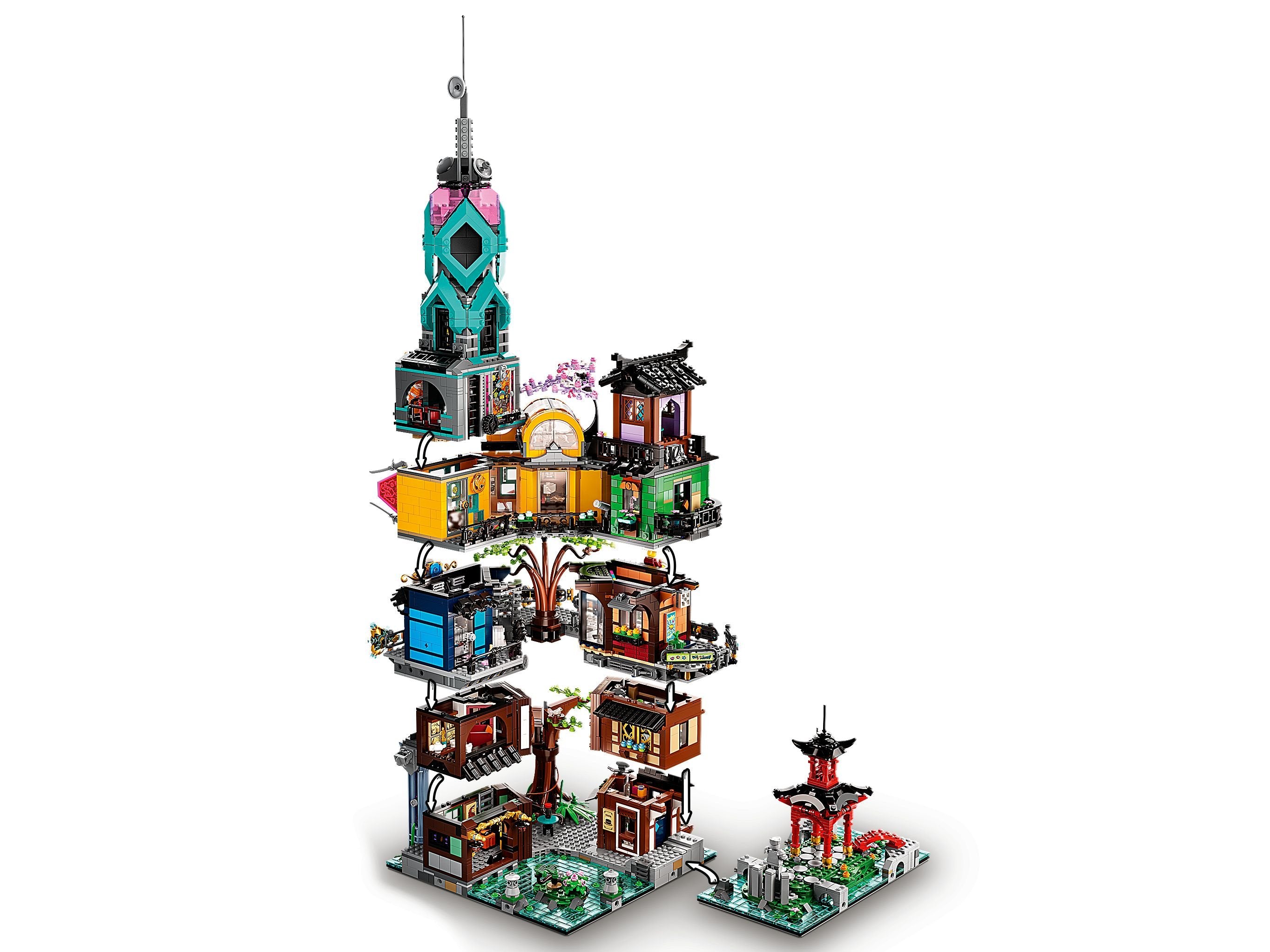 LEGO Ninjago 71741 The Gardens of NINJAGO® City