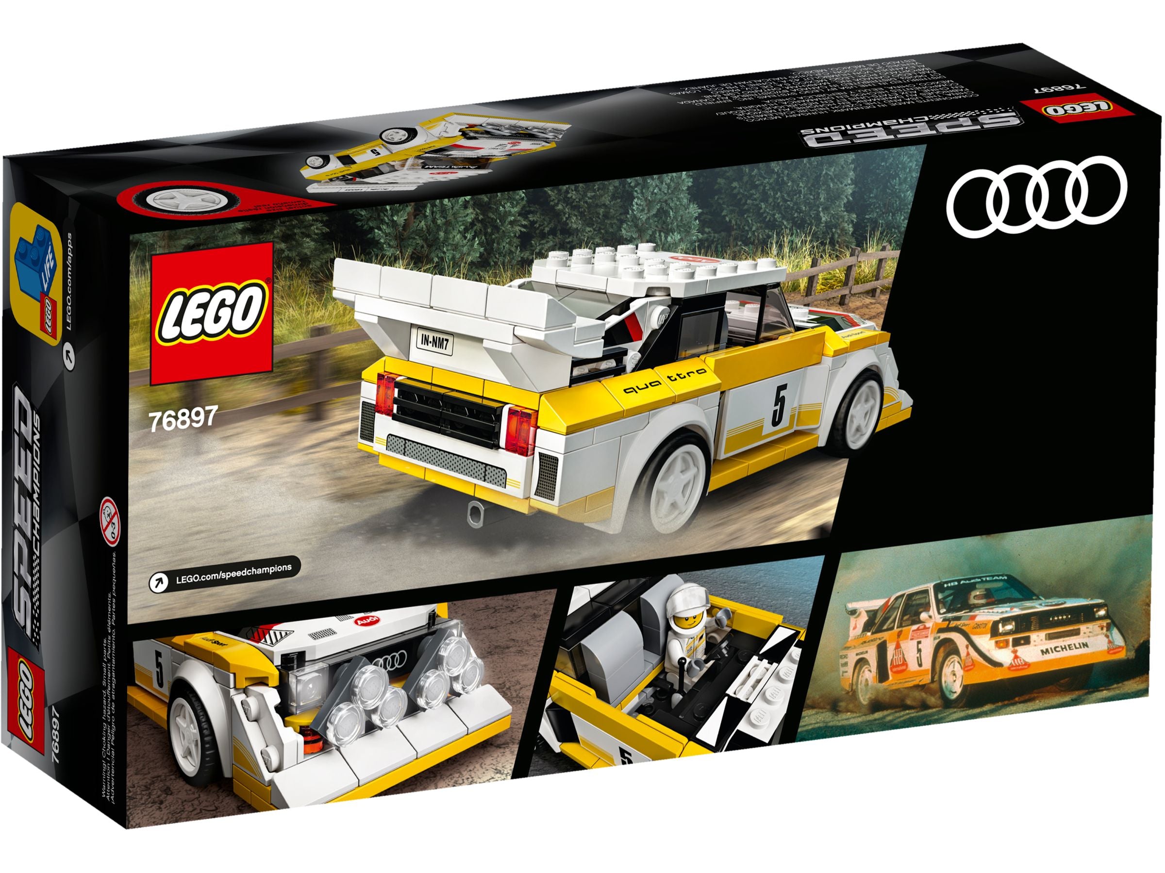 LEGO Speed Champions 76897 1985 Audi Sport Quattro S1