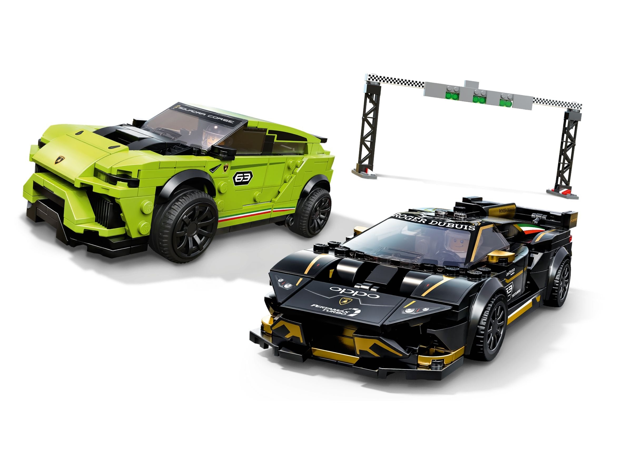 LEGO Speed Champions 76899 Lamborghini Urus ST-X & Lamborghini Huracán Super Trofeo EVO