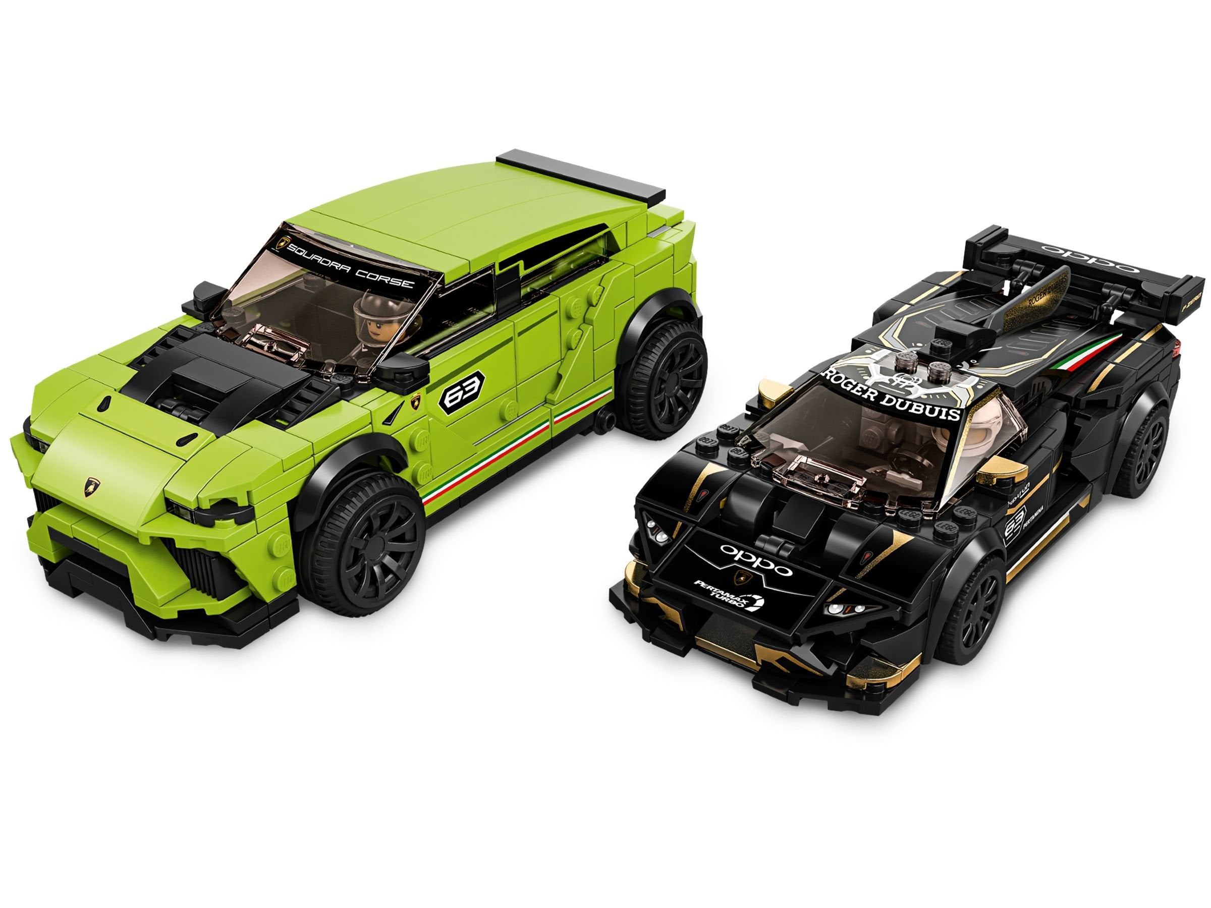 LEGO Speed Champions 76899 Lamborghini Urus ST-X & Lamborghini Huracán Super Trofeo EVO