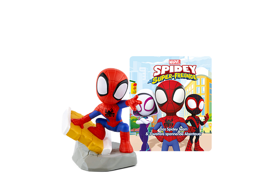 Tonie Figures MARVEL Spidey and his Super Friends - The Spidey Team & 3 other exciting adventures Audio figure for Toniebox