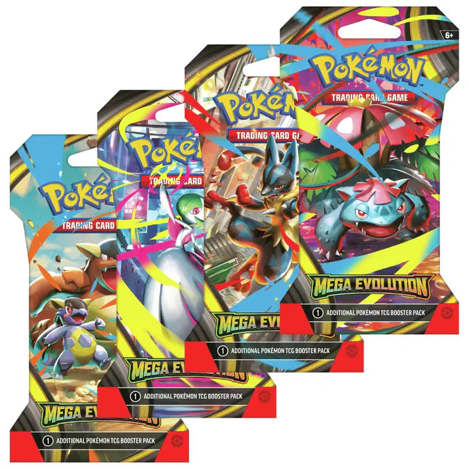 Pokémon Mega Evolution Sleeved Booster (englisch)