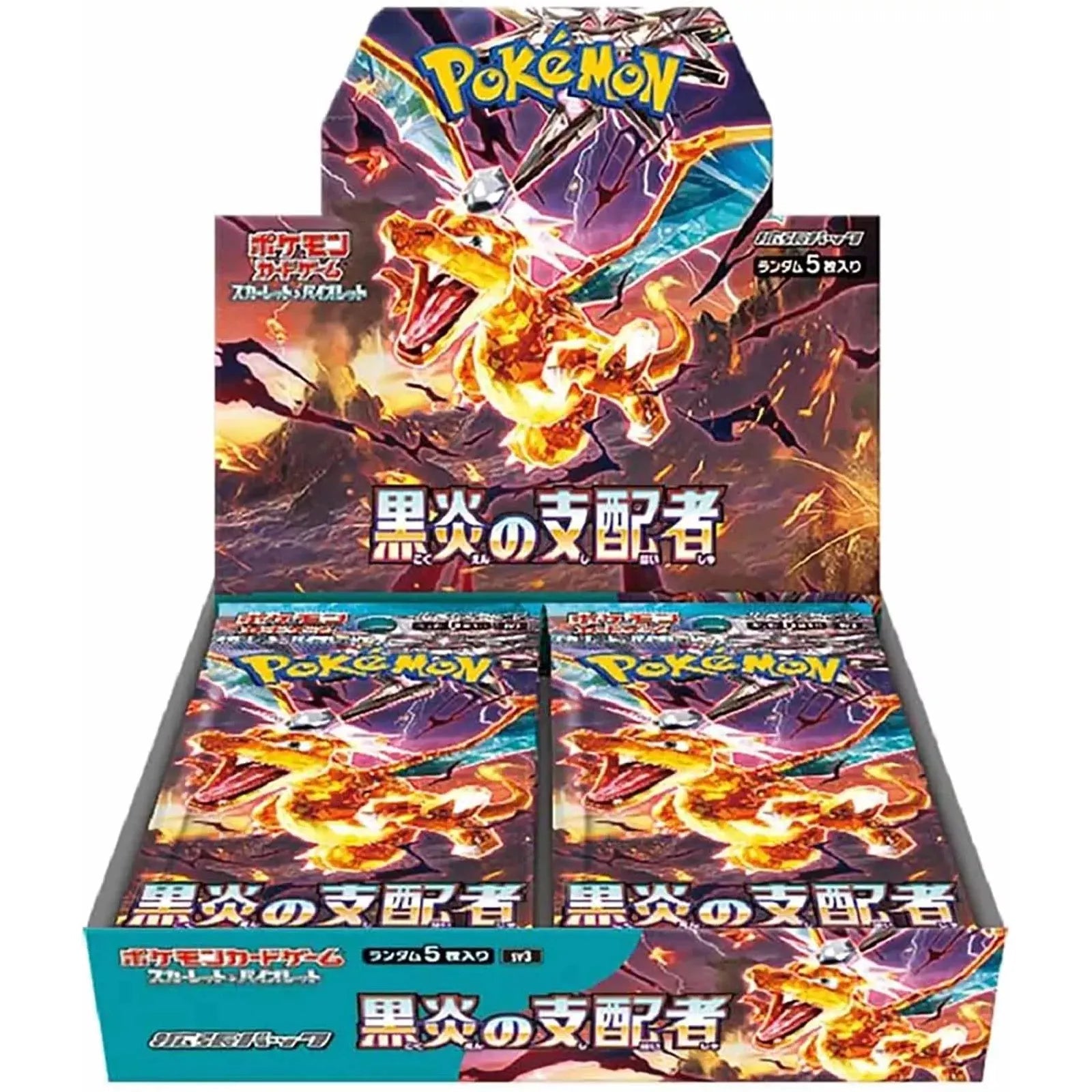 Pokémon Ruler of the Black Flame (sv3) Display (japanisch)