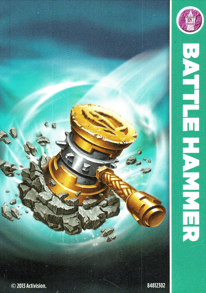 Skylanders Swap Force Battle Hammer Karte