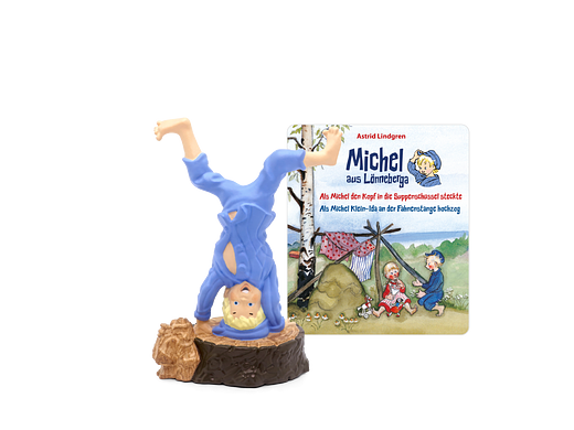 Tonie Figures Michel from Lönneberga When Michel stuck his head in the soup bowl / When Michel pulled little Ida up on the flagpole (New Edition 2024) Audio figure for Toniebox