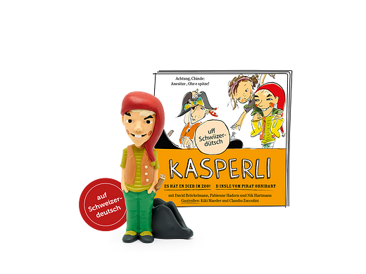 Tonie Figures Kasperli There's a Thief in the Zoo! / The Island of the Pirate Ohnibart Audio Figure for Toniebox
