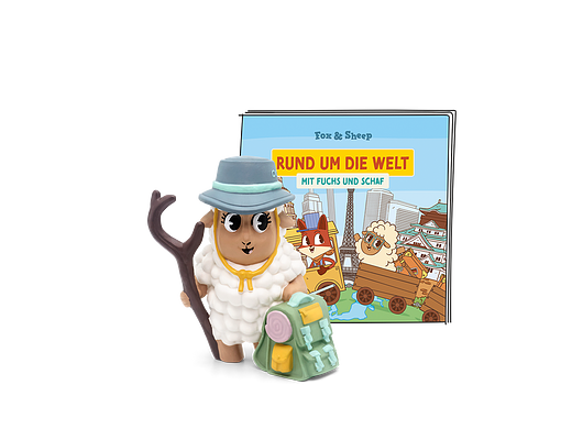 Tonie figures around the world with fox and sheep Osaka & Serengeti audio figure for Toniebox