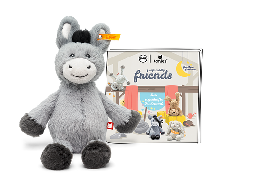 Tonie Figures Steiff Soft Cuddly Friends Dinkie Donkey Audio Figure for Toniebox