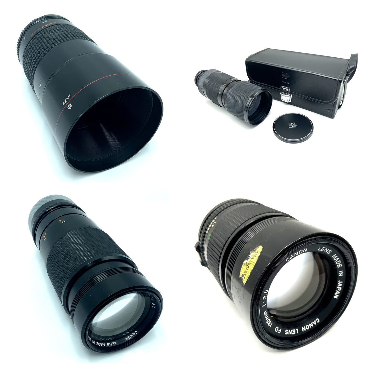 Canon FD Teleobjektiv Auswahl 135 200 300 500mm Panagor Tokina Vivitar manuell