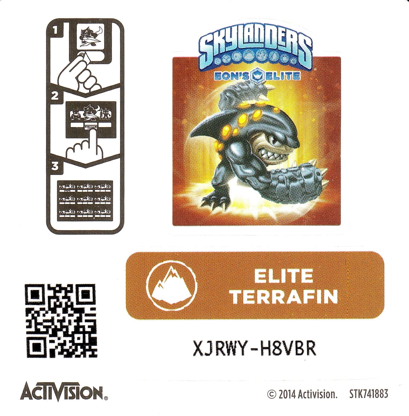 Skylanders Eons Elite Terrafin Aufkleber