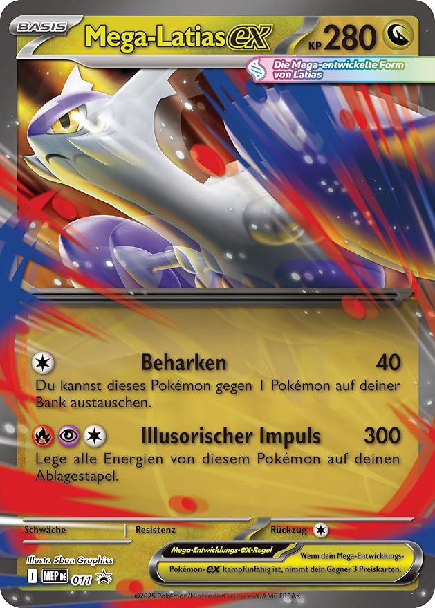 Pokémon Mega Entwicklung Mega Latias ex Kollektion (deutsch)