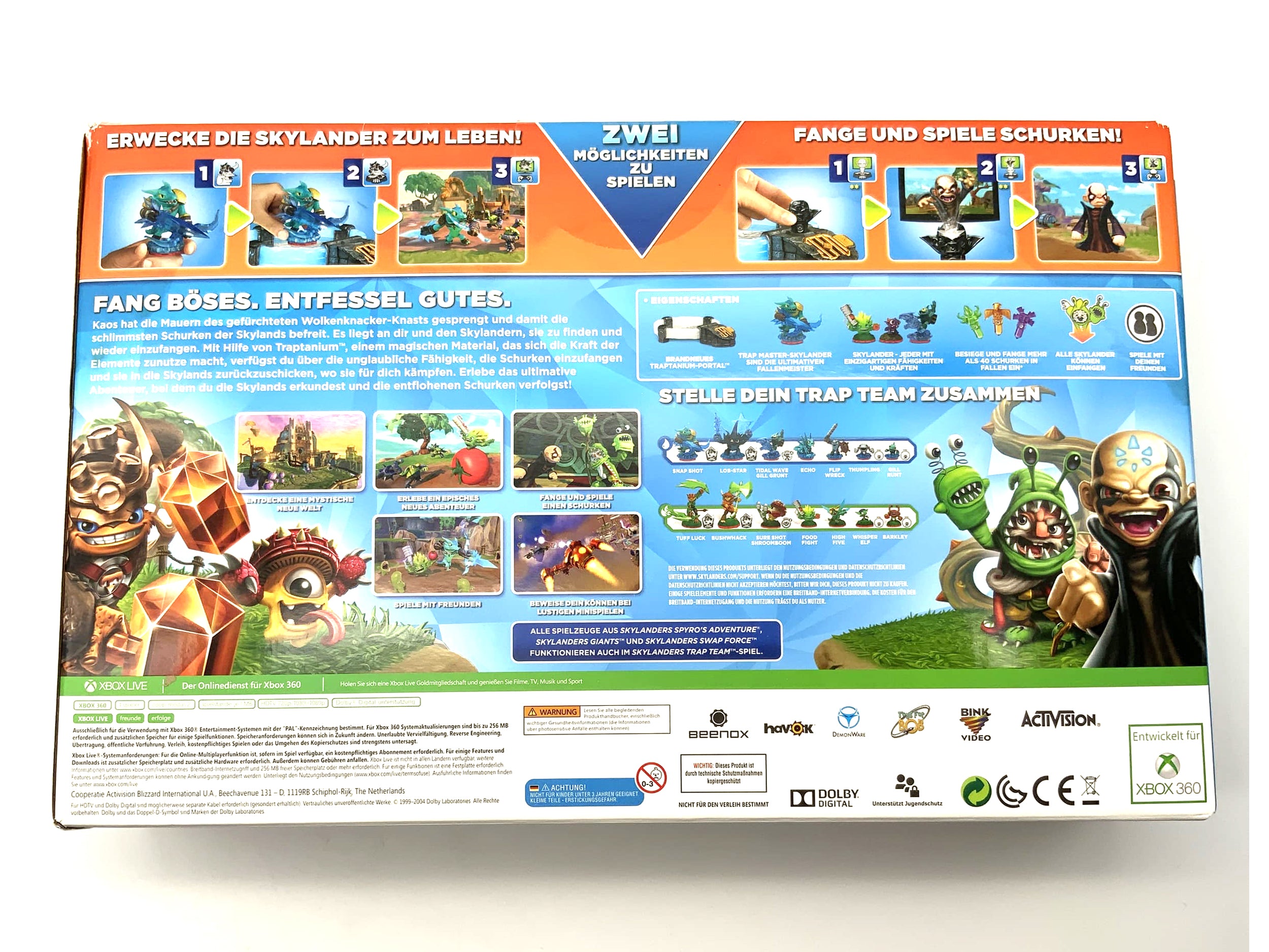 Skylanders Trap Team Starter Pack in OVP für Xbox 360
