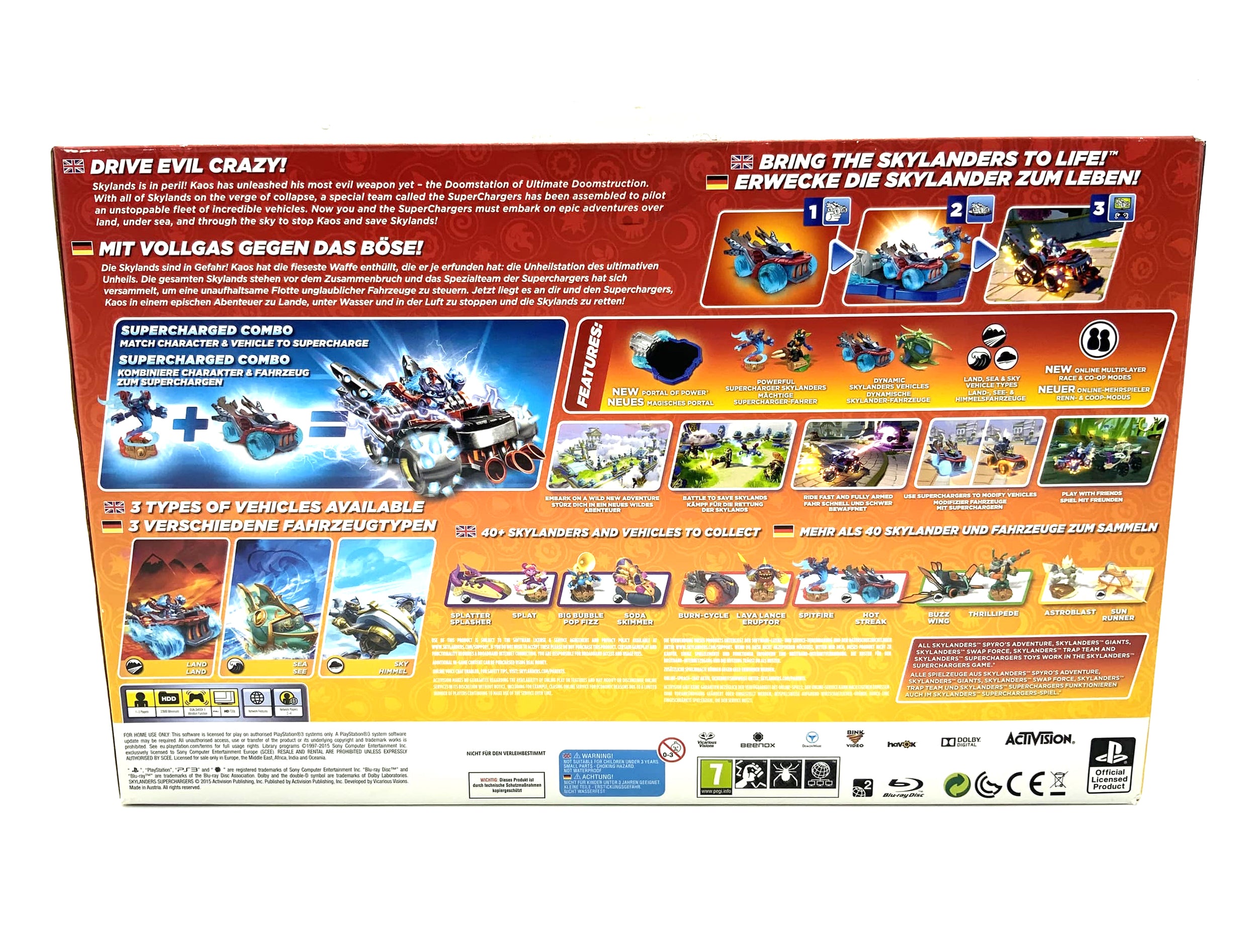 Skylanders Superchargers Starterset für Playstation 3 starter Pack PS3