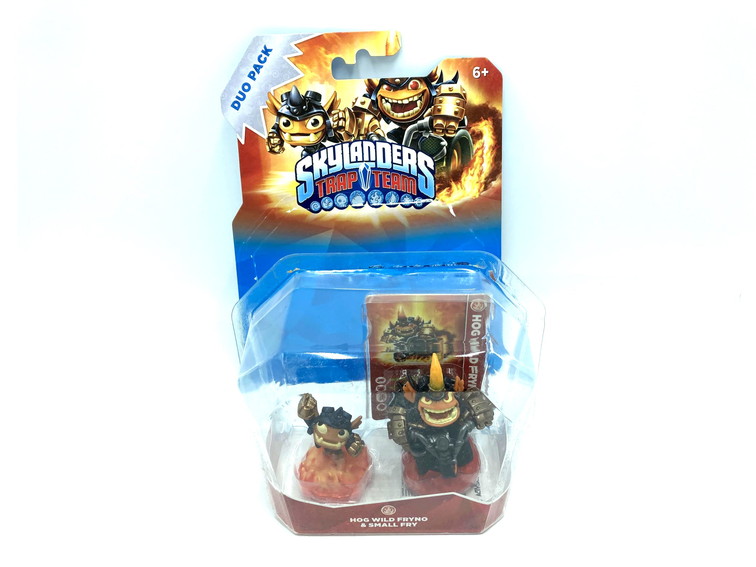 Skylanders Trap Team Hog Wild Fryno &amp; Small Fry Duo Pack OVP damaged