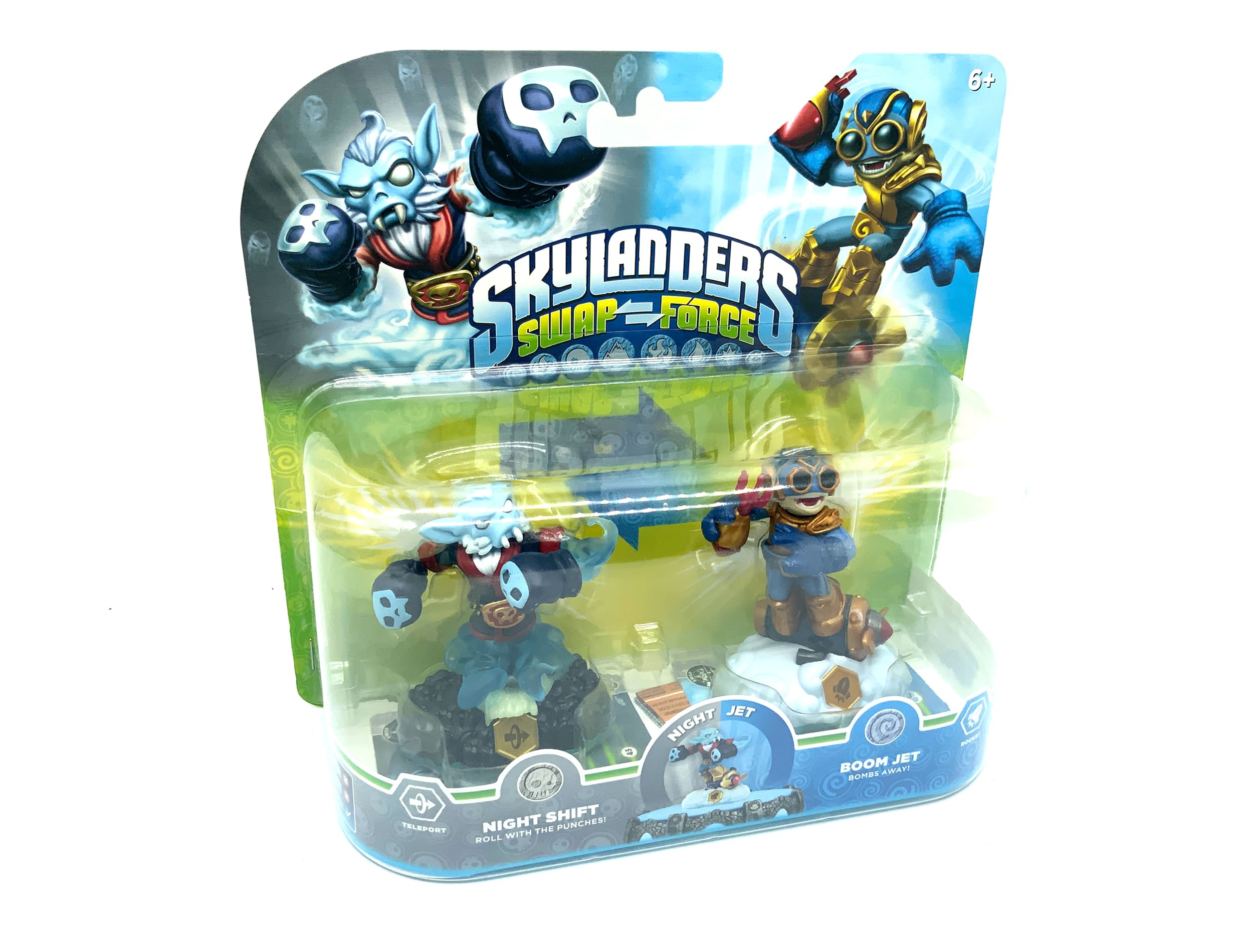 Skylanders Swap Force Double Pack Night Shift & Boom Jet in OVP