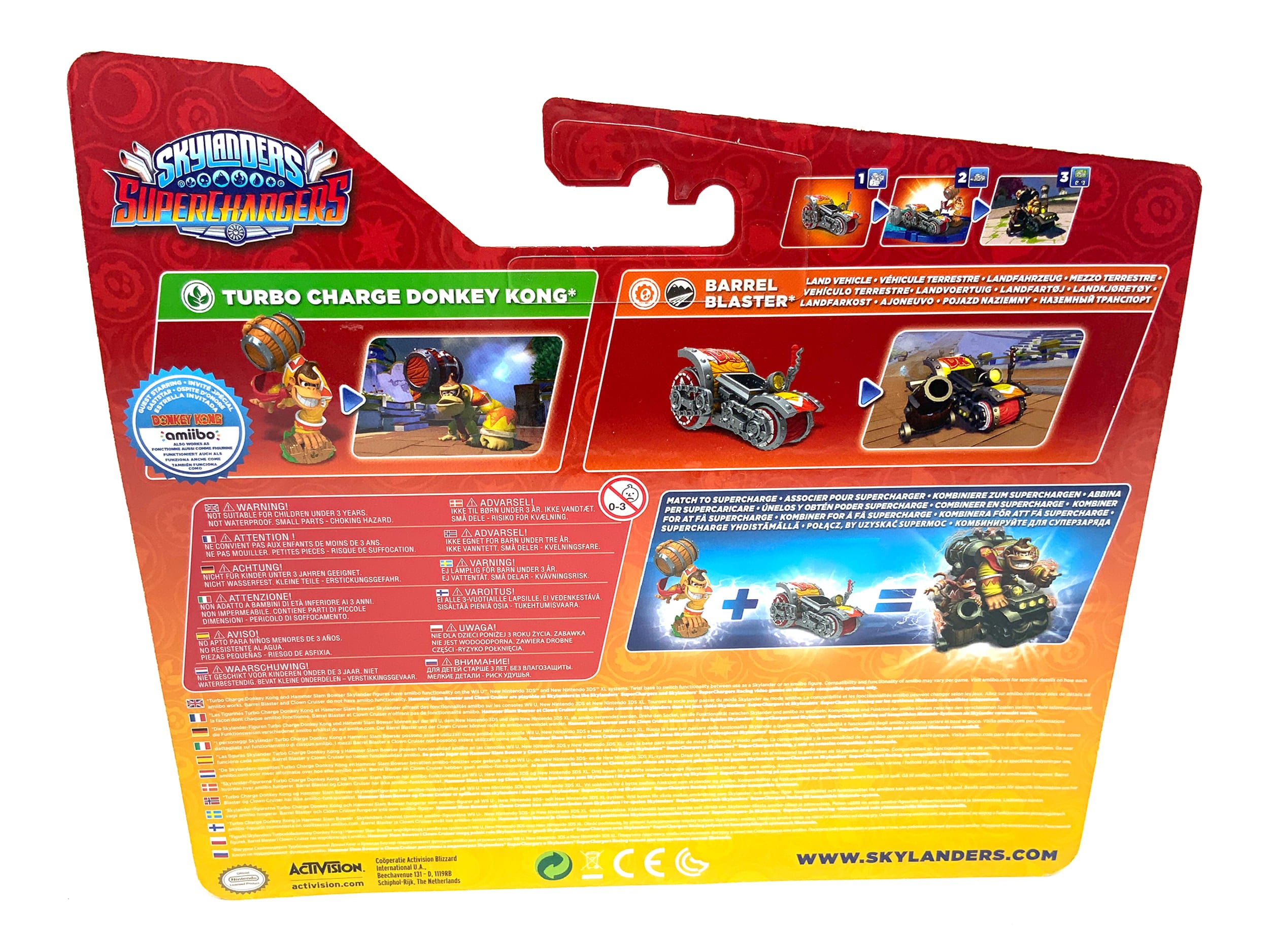 Skylanders Superchargers Nintendo Supercharged Combo Pack Donkey Kong OVP Amiibo
