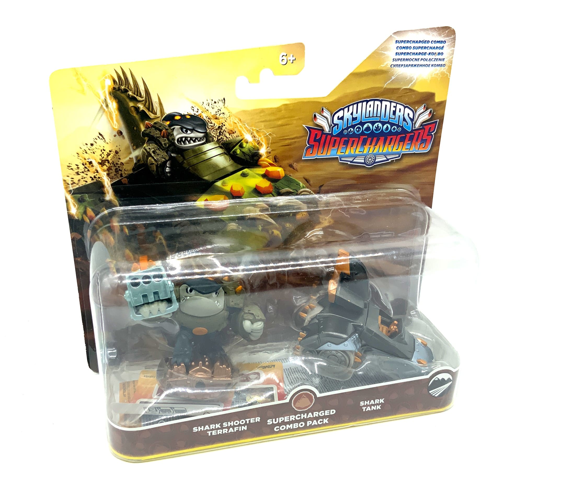 Skylanders Superchargers Supercharged Combo Pack Terrafin & Shark Tank in OVP