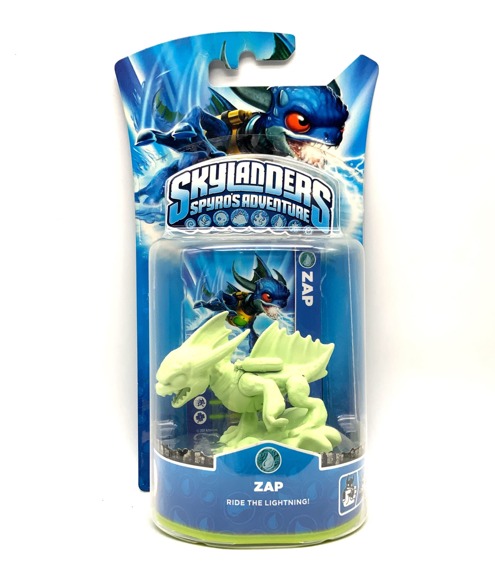 Skylanders Spyros Adventure Zap Glow in the Dark Chase Variante in OVP (geklebt)