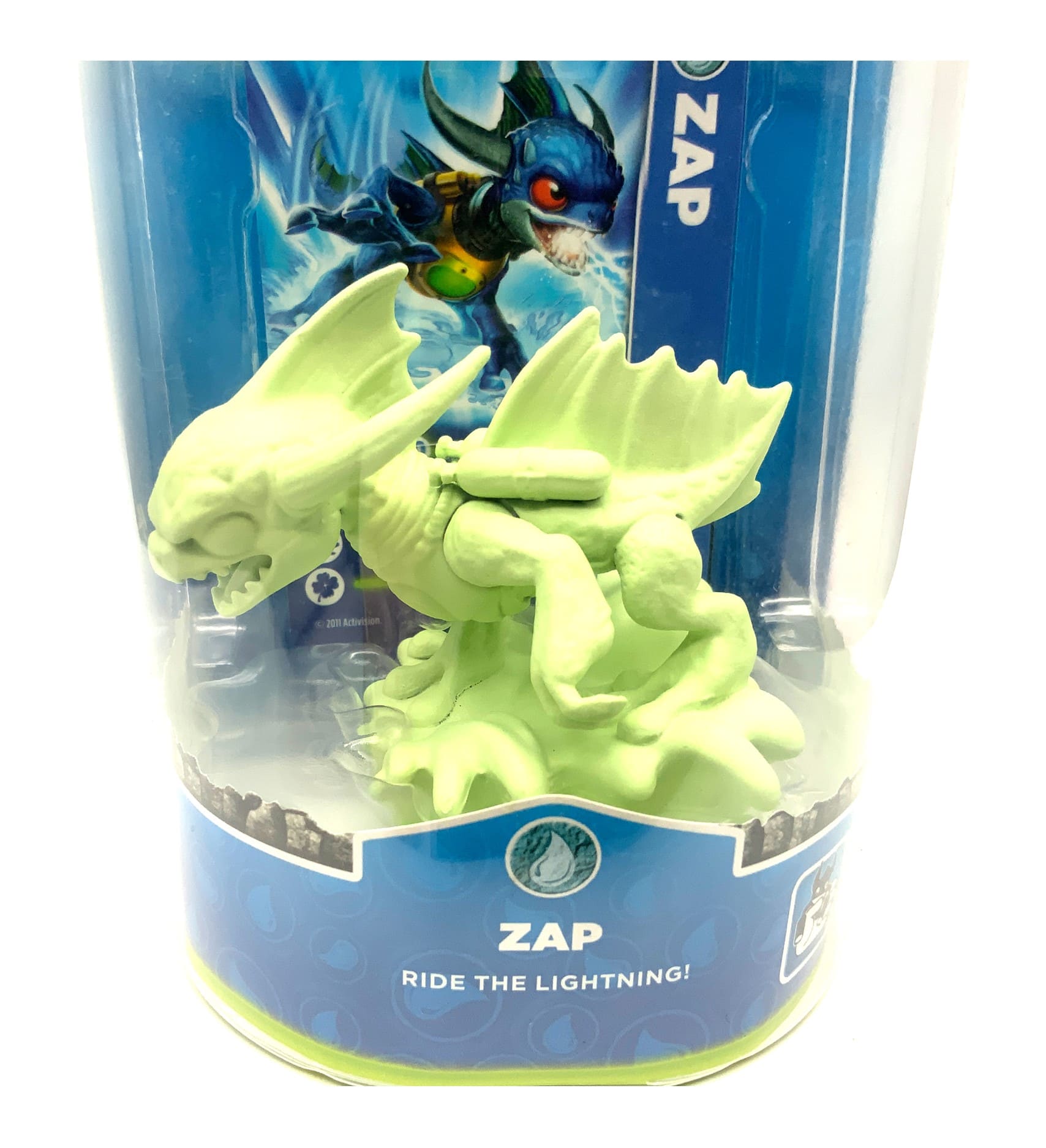Skylanders Spyros Adventure Zap Glow in the Dark Chase Variante in OVP (geklebt)
