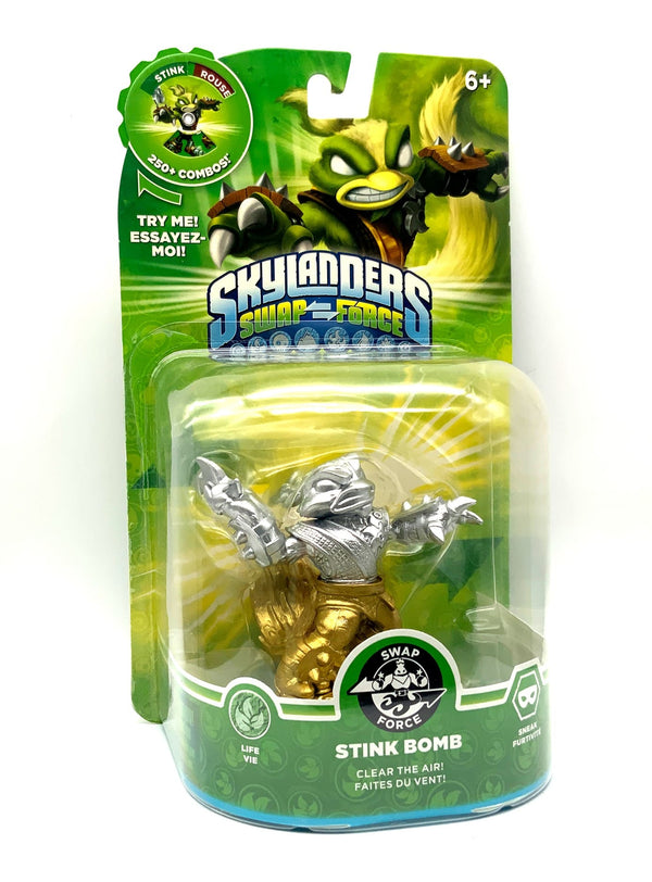Skylanders Swap Force Gold Silver Stink Bomb Chase Variante in OVP (geklebt)