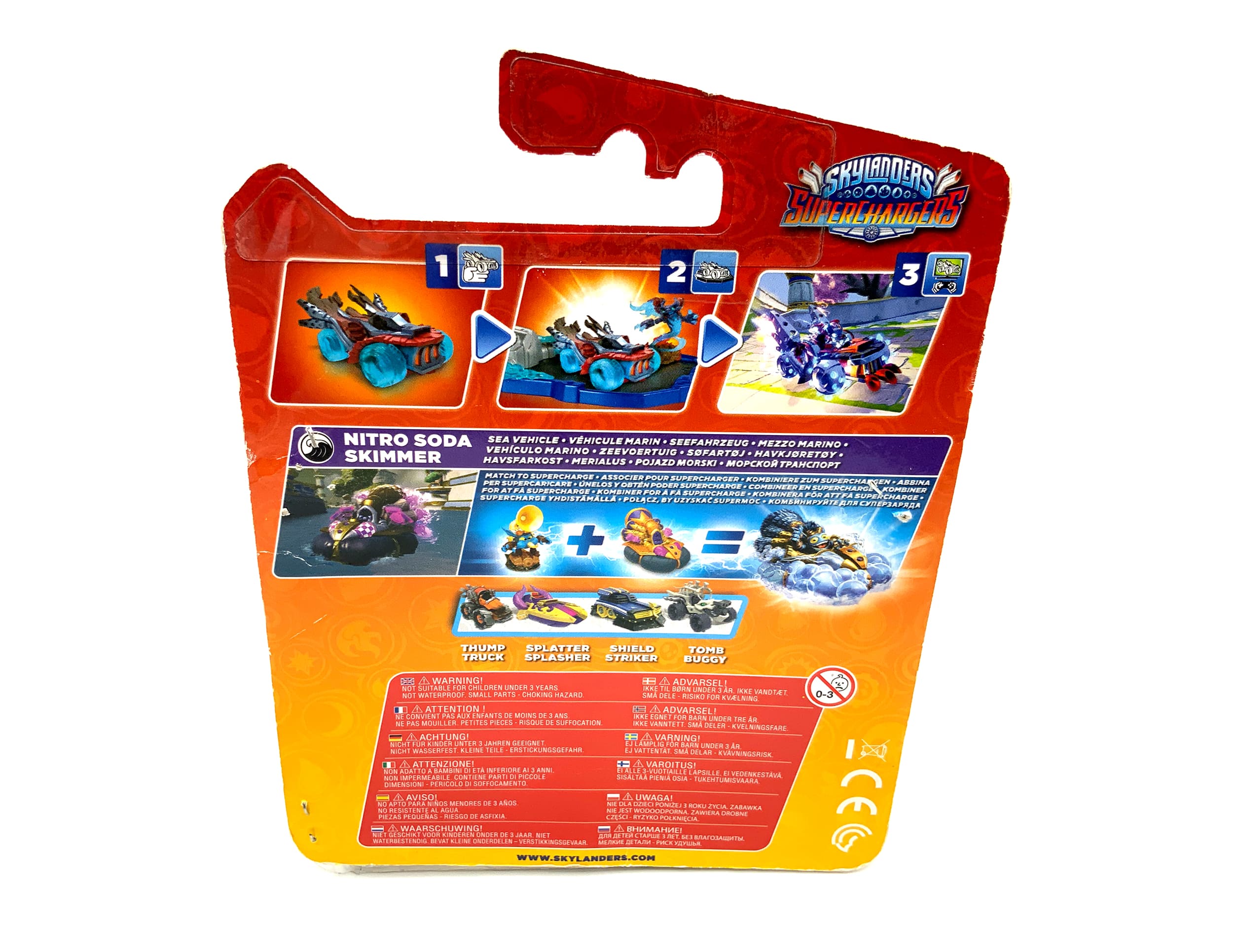 Skylanders Superchargers Figur Nitro Soda Skimmer in OVP
