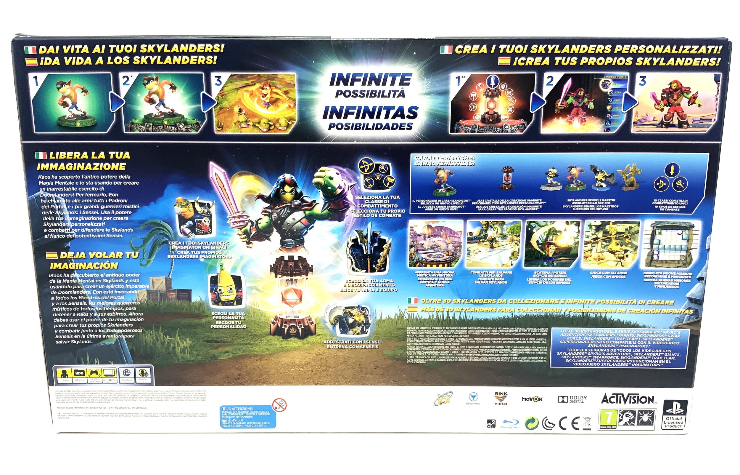 Skylanders Imaginators Starter Pack Crash Edition Playstation 3 Starter Set PS3