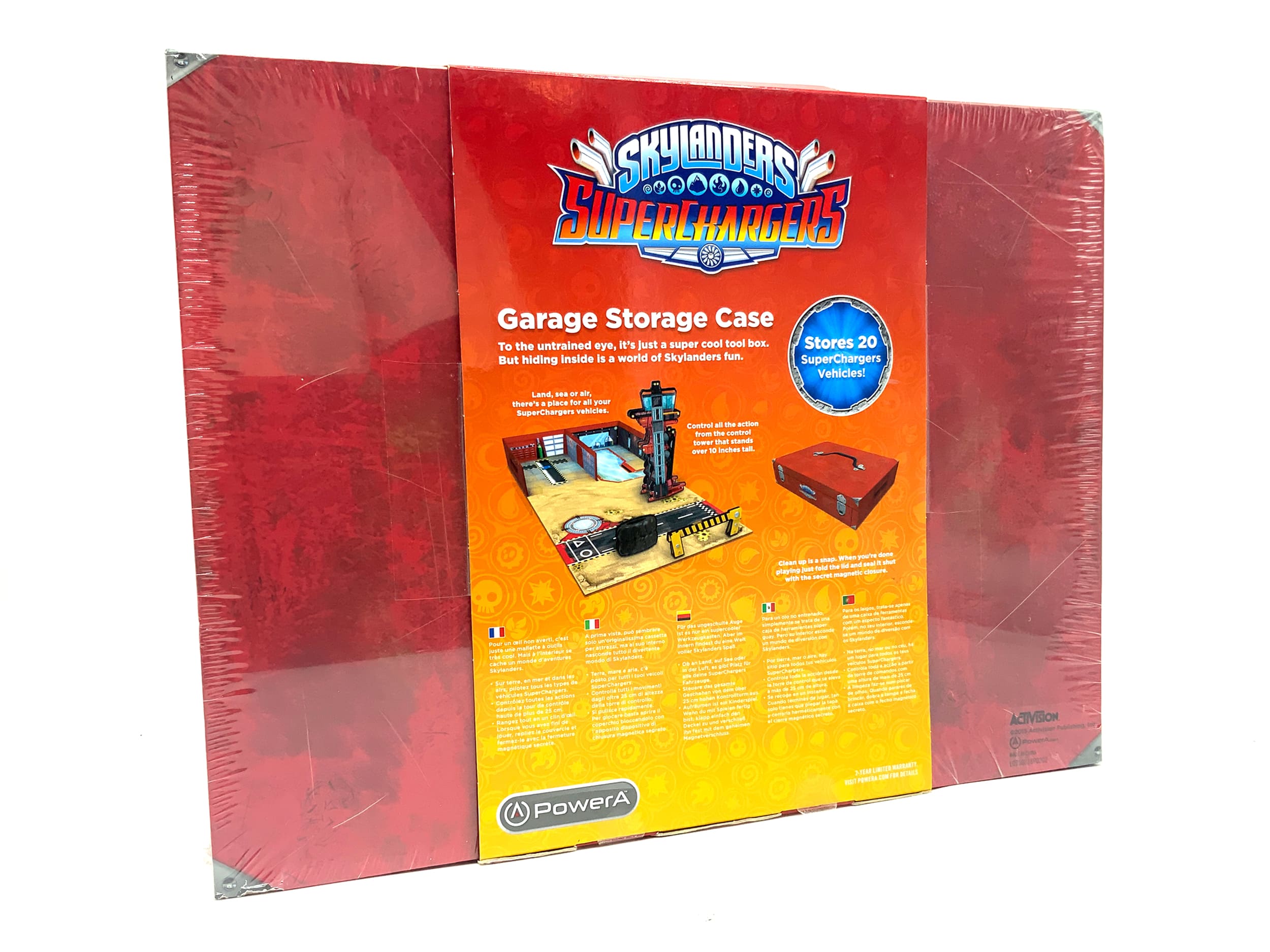 Skylanders Superchargers Pop Up Garage Aufbewahrungskoffer Neu