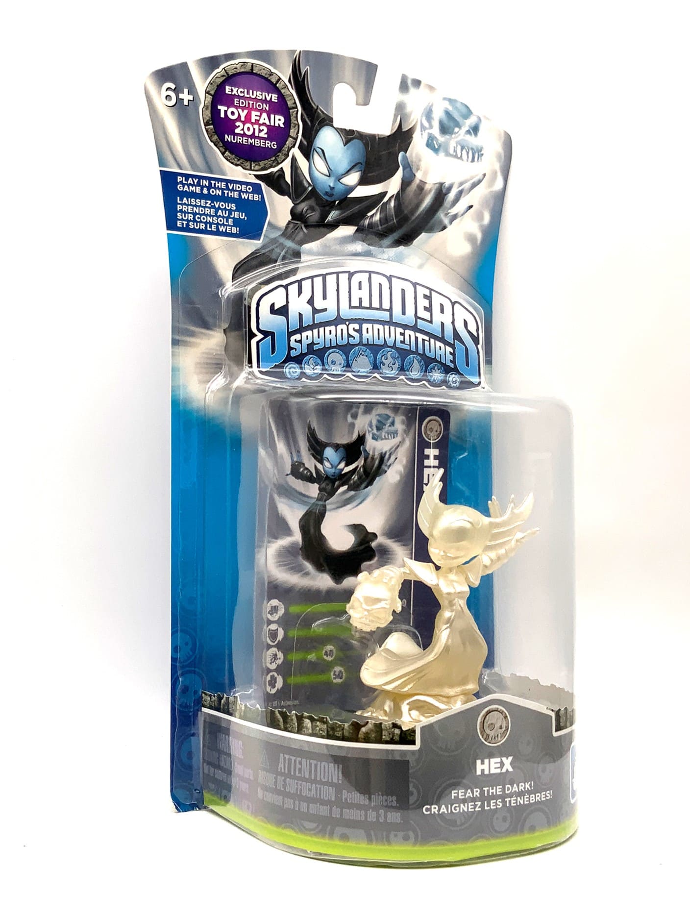 Skylanders Spyros Adventure White Pearl Hex German Toy Fair 2012 Exclusive OVP