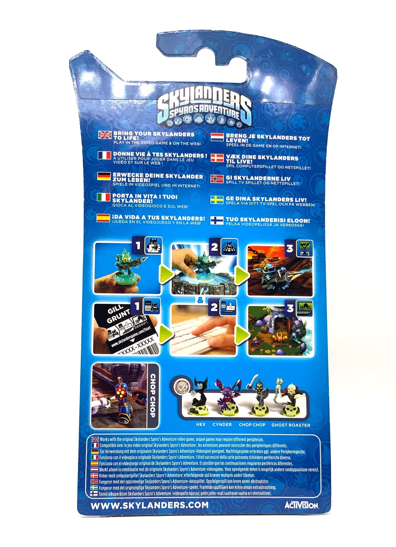 Skylanders Spyros Adventure  Chop Chop Gold Chase Variante in OVP