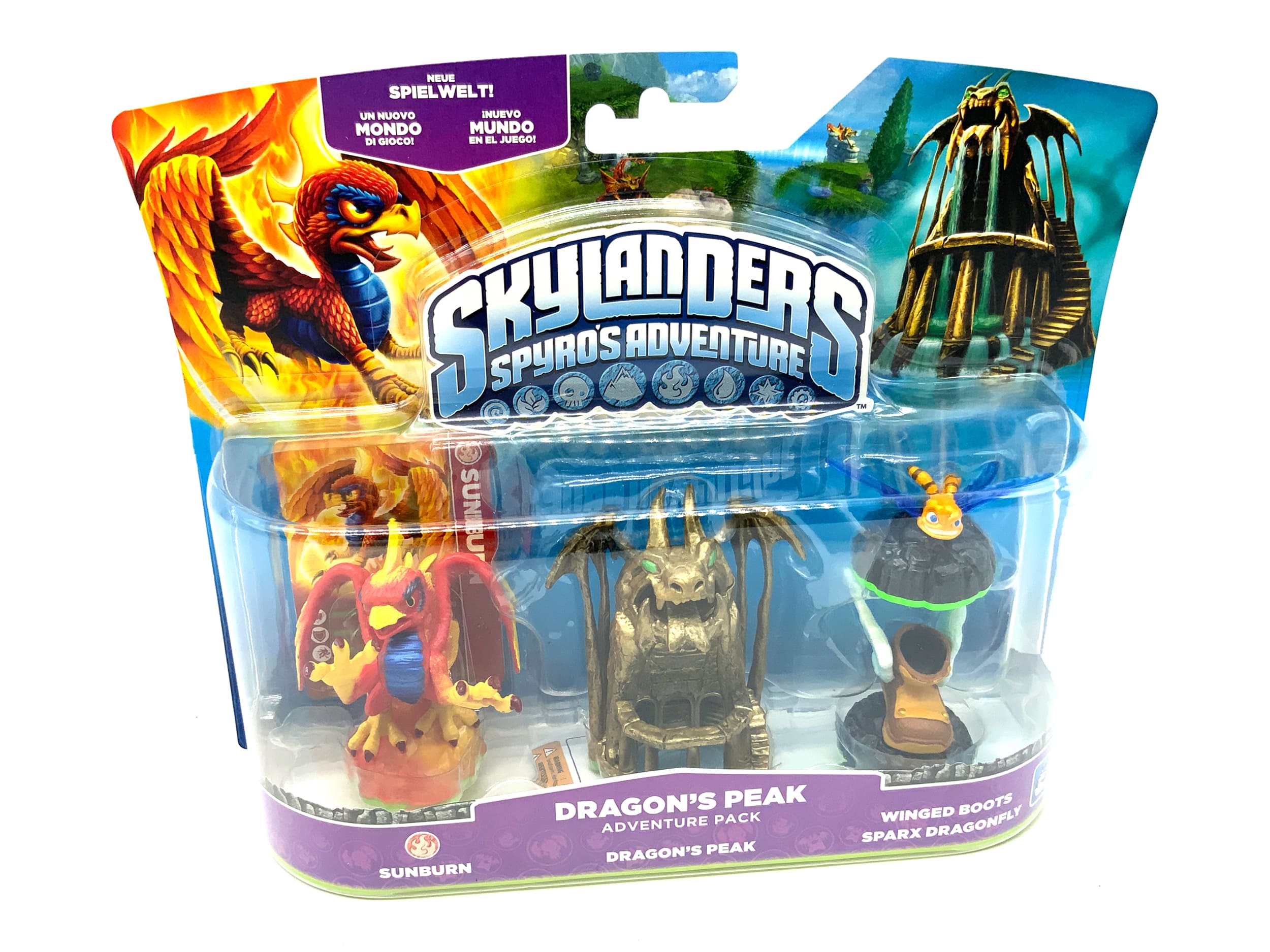 Skylanders Spyros Adventure Dragons Peak Adventure Pack in OVP