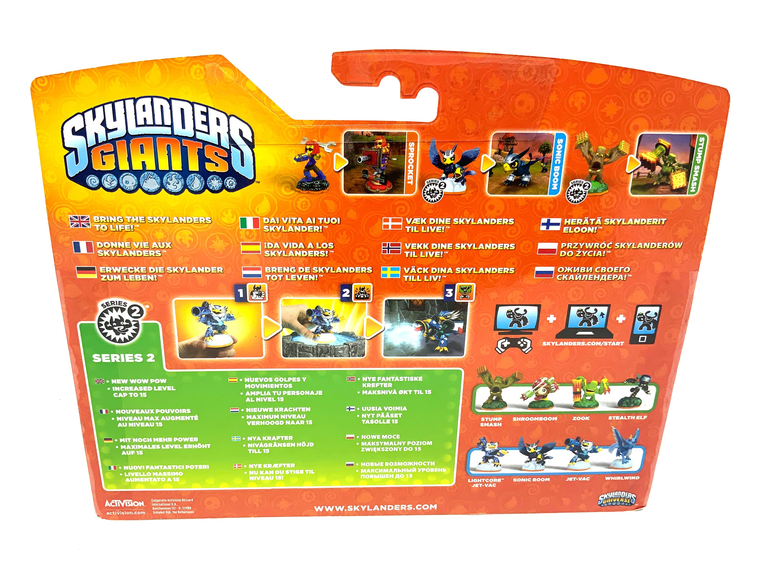 Skylanders Giants Triple Pack Glitter Paint Sprocket / Silver Sparkle (geklebt)