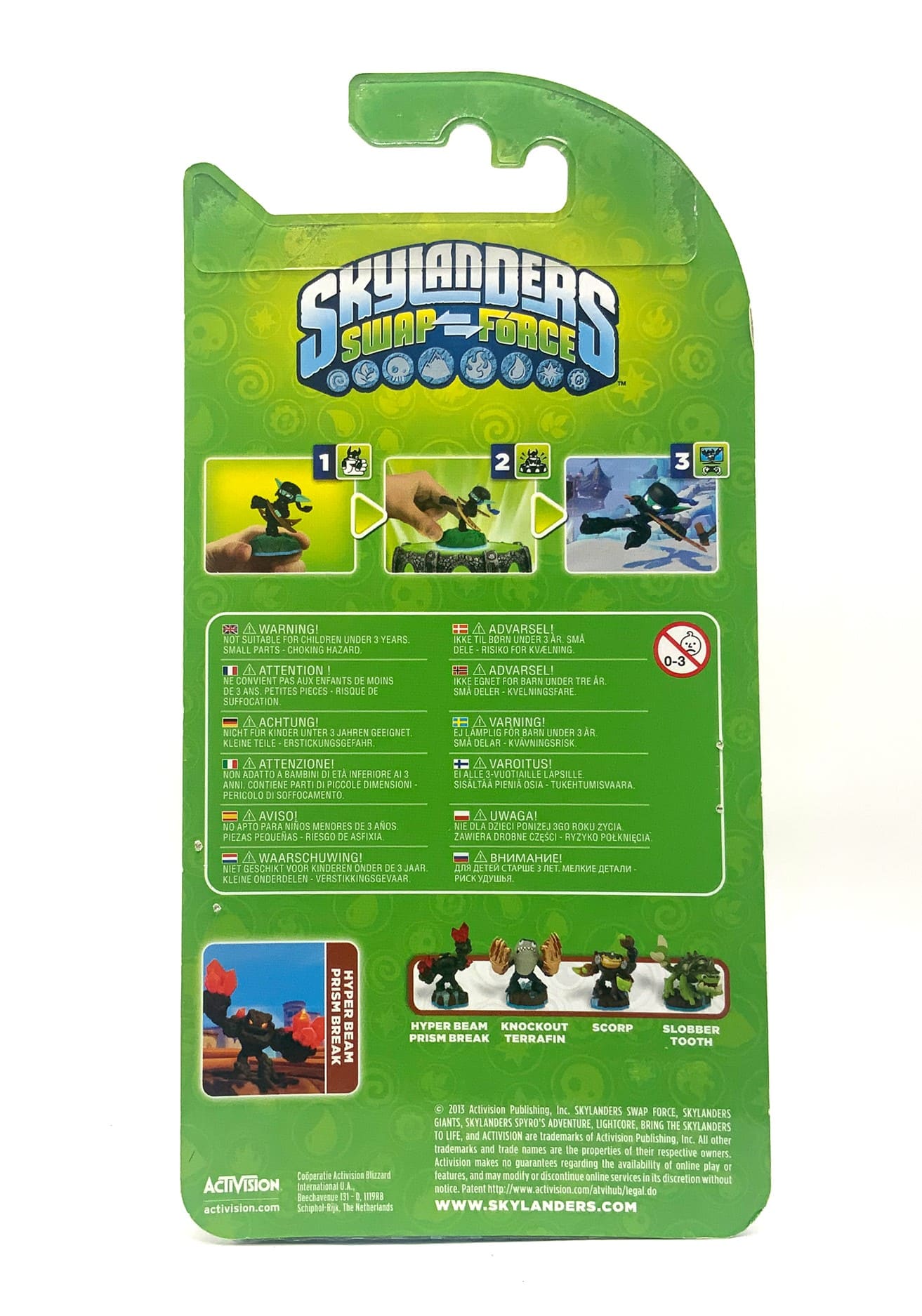 Skylanders Swap Force Hyper Beam Prism Break in OVP