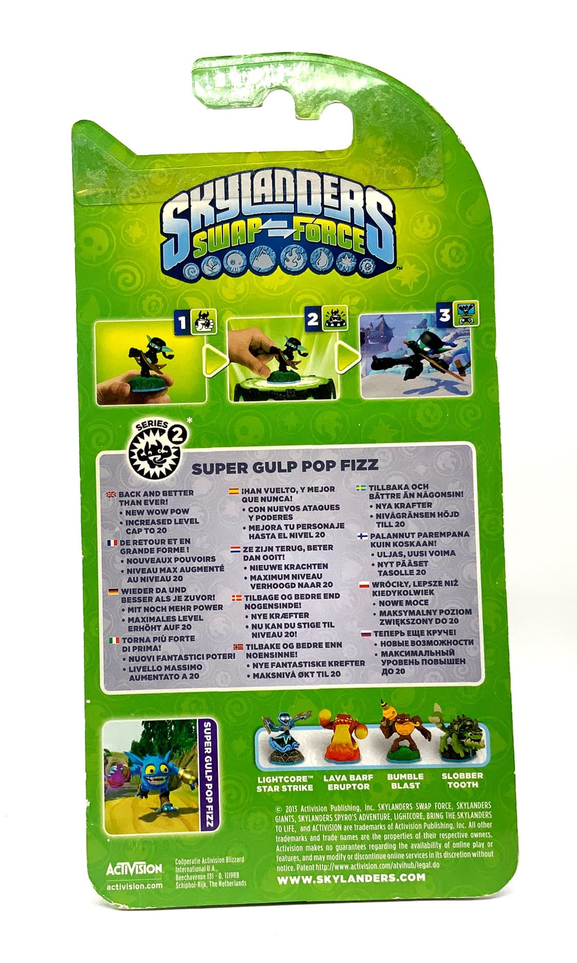 Skylanders Swap Force Super Glup Pop Fizz in OVP