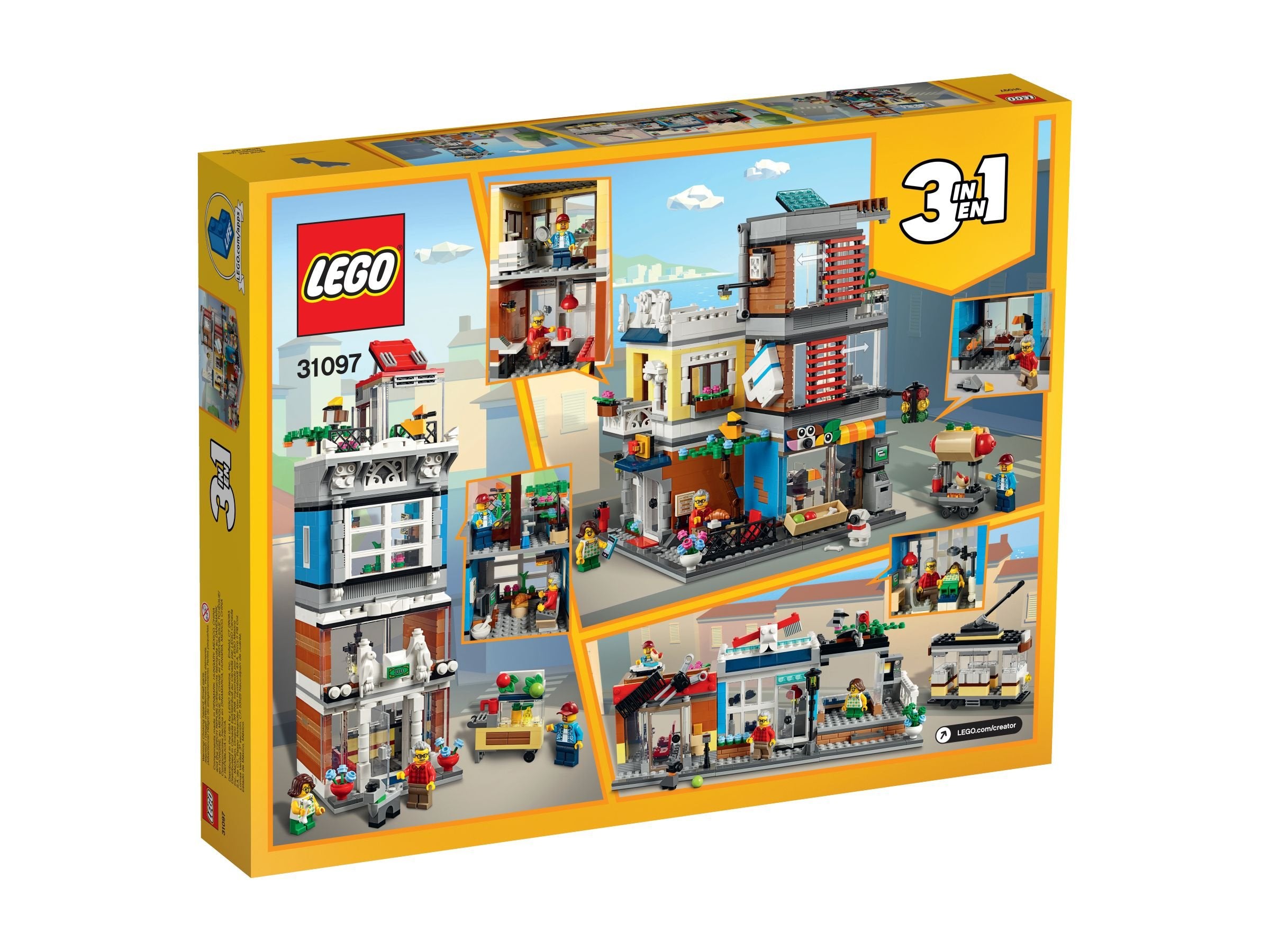 LEGO Creator 31097 Townhouse with Pet Shop &amp; Café