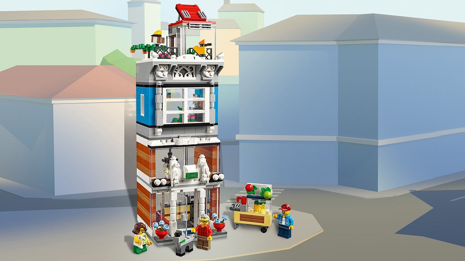 LEGO Creator 31097 Townhouse with Pet Shop &amp; Café