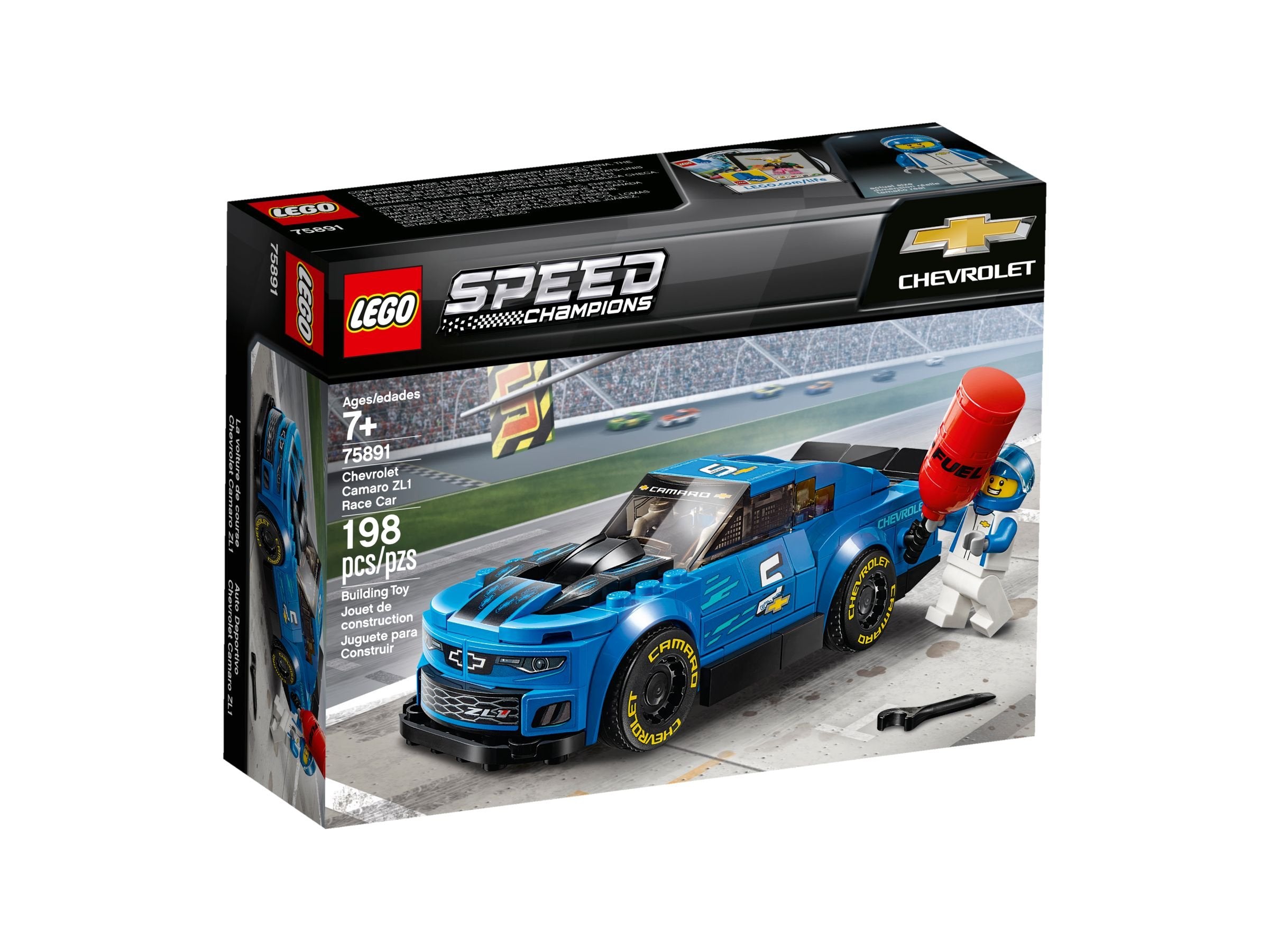 LEGO Speed ​​​​Champions 75891 Voiture de course Chevrolet Camaro ZL1